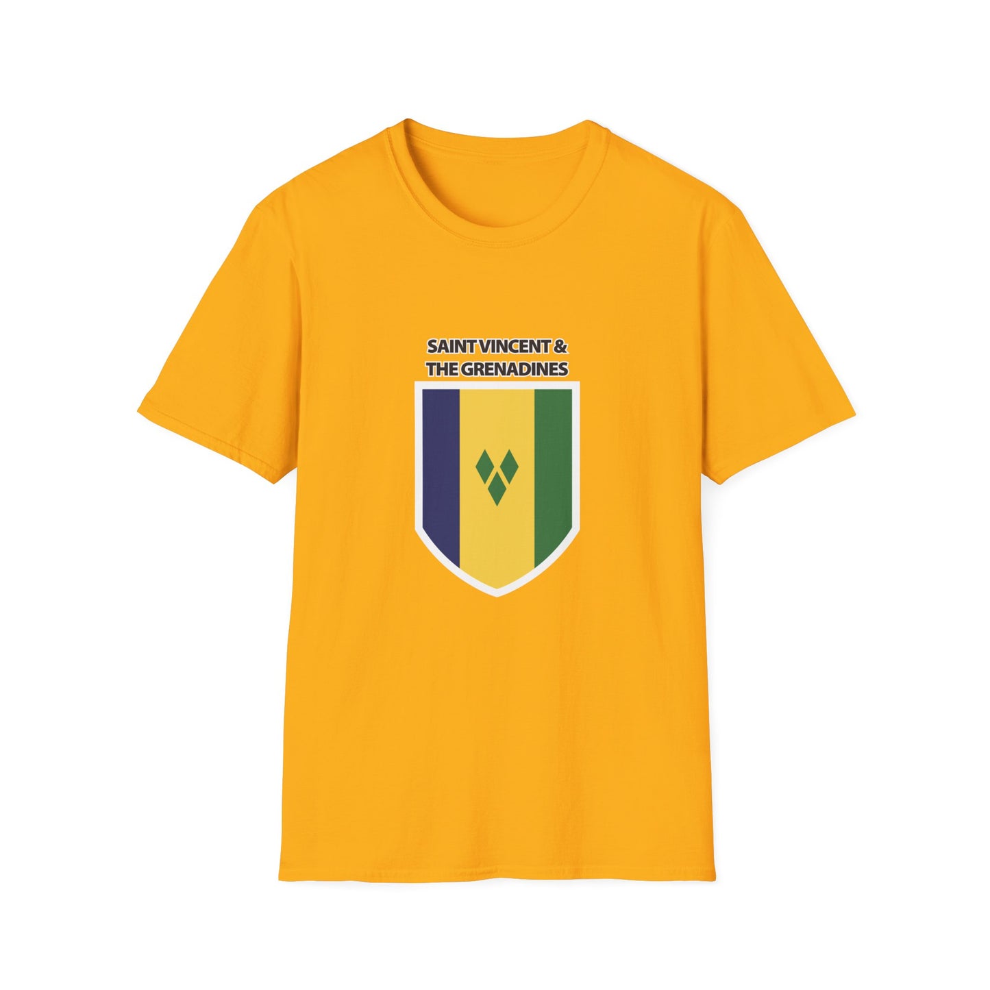 Saint Vincent and the Grenadines Flag Unisex Softstyle T-Shirt