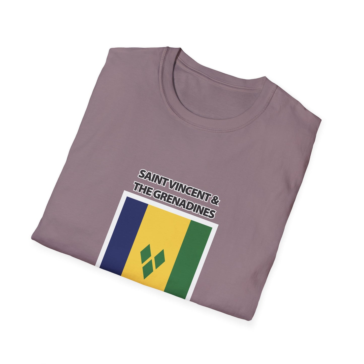 Saint Vincent and the Grenadines Flag Unisex Softstyle T-Shirt