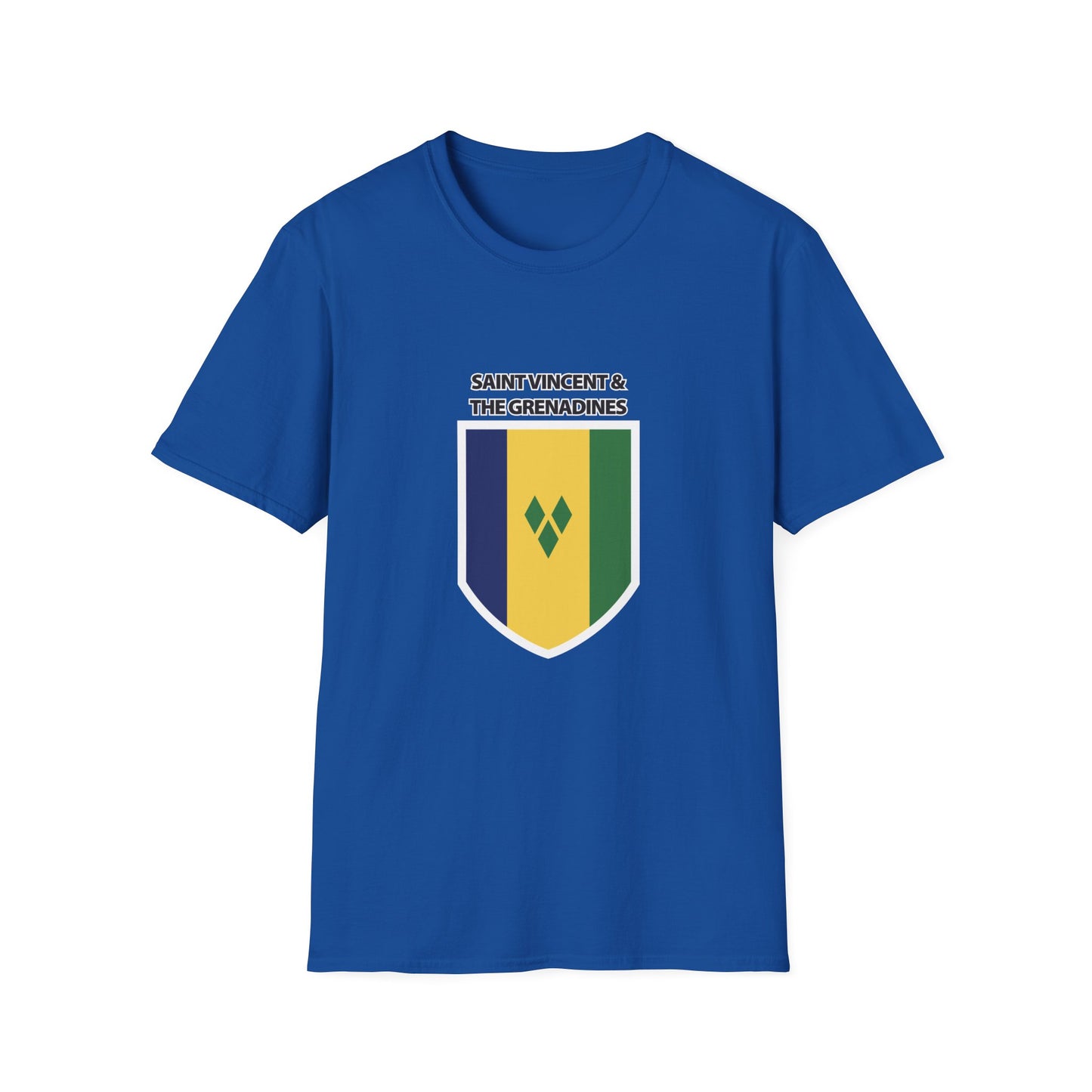 Saint Vincent and the Grenadines Flag Unisex Softstyle T-Shirt