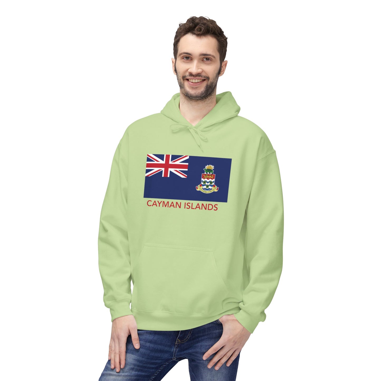 Cayman Island Flag Softstyle Fleece Hoodie