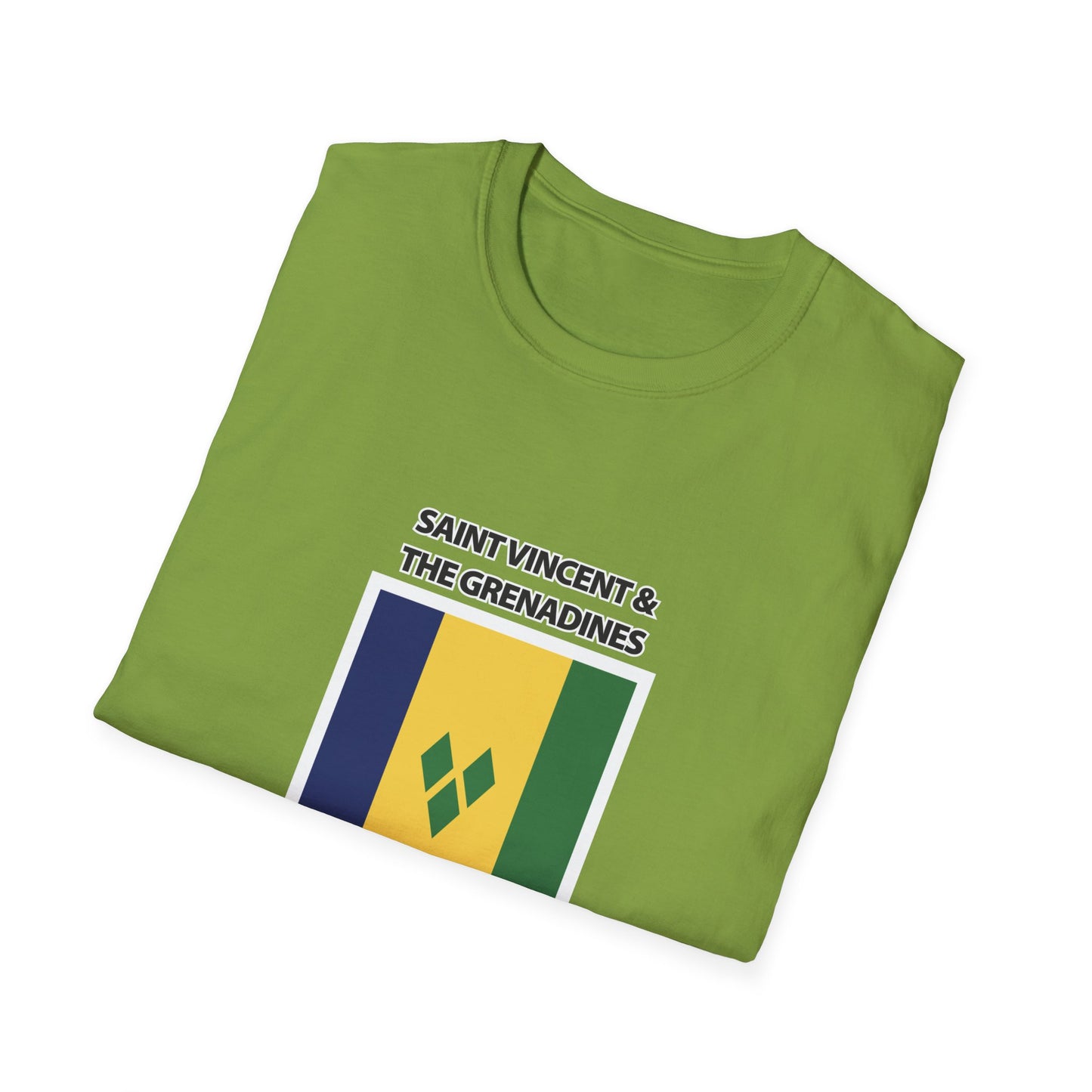 Saint Vincent and the Grenadines Flag Unisex Softstyle T-Shirt