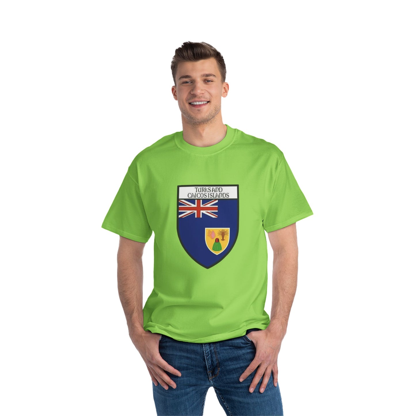 Turks and Caicos Islands flag Short-Sleeve T-Shirt
