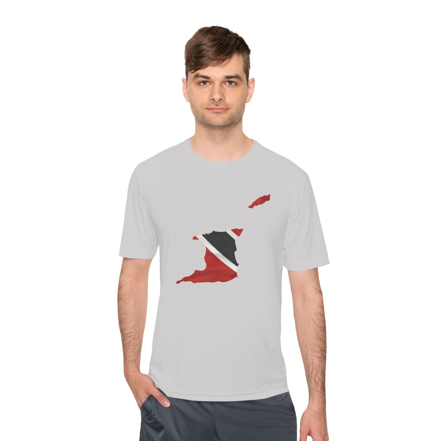 Trinidad and Tobago Map Unisex Moisture T-Shirt