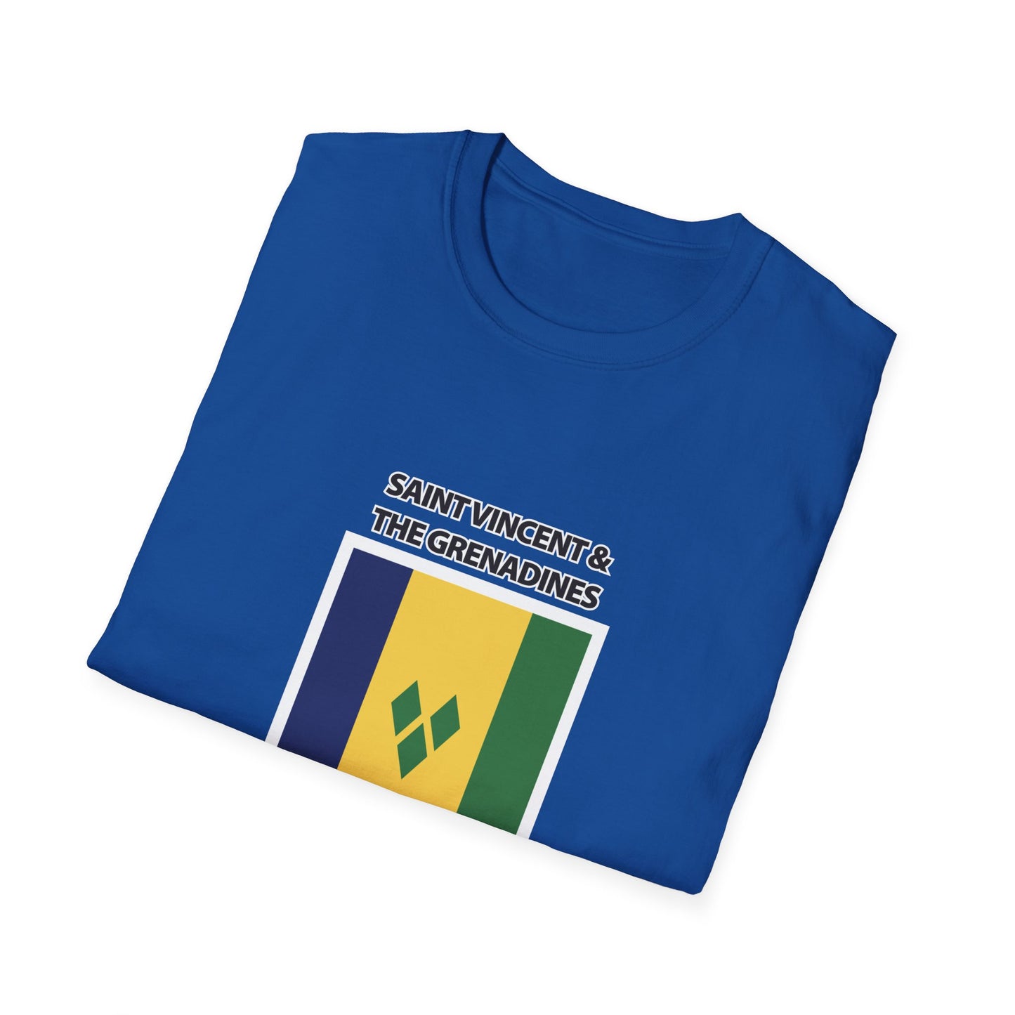 Saint Vincent and the Grenadines Flag Unisex Softstyle T-Shirt