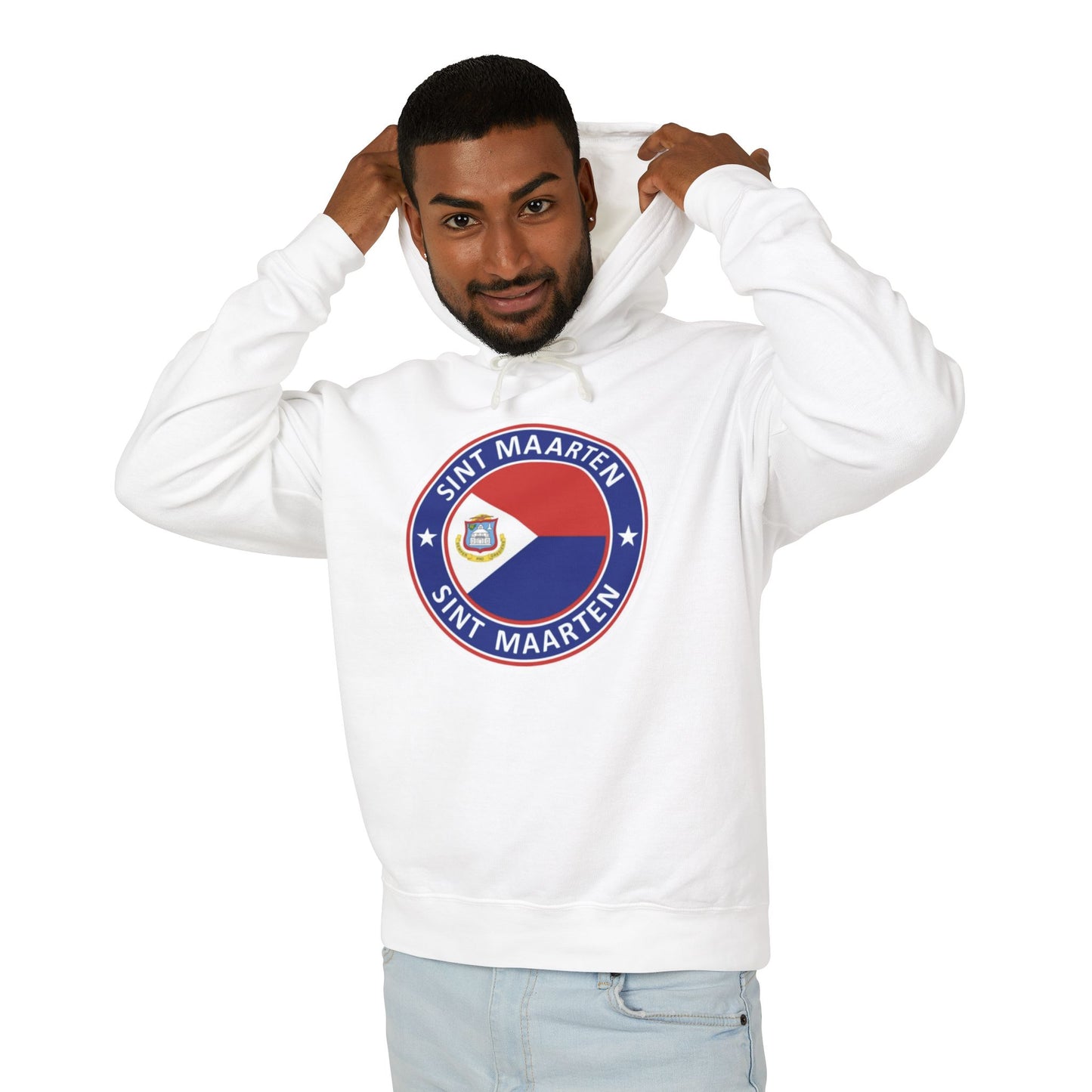 Sint Maarten Unisex Lightweight Hooded Sweatshirt
