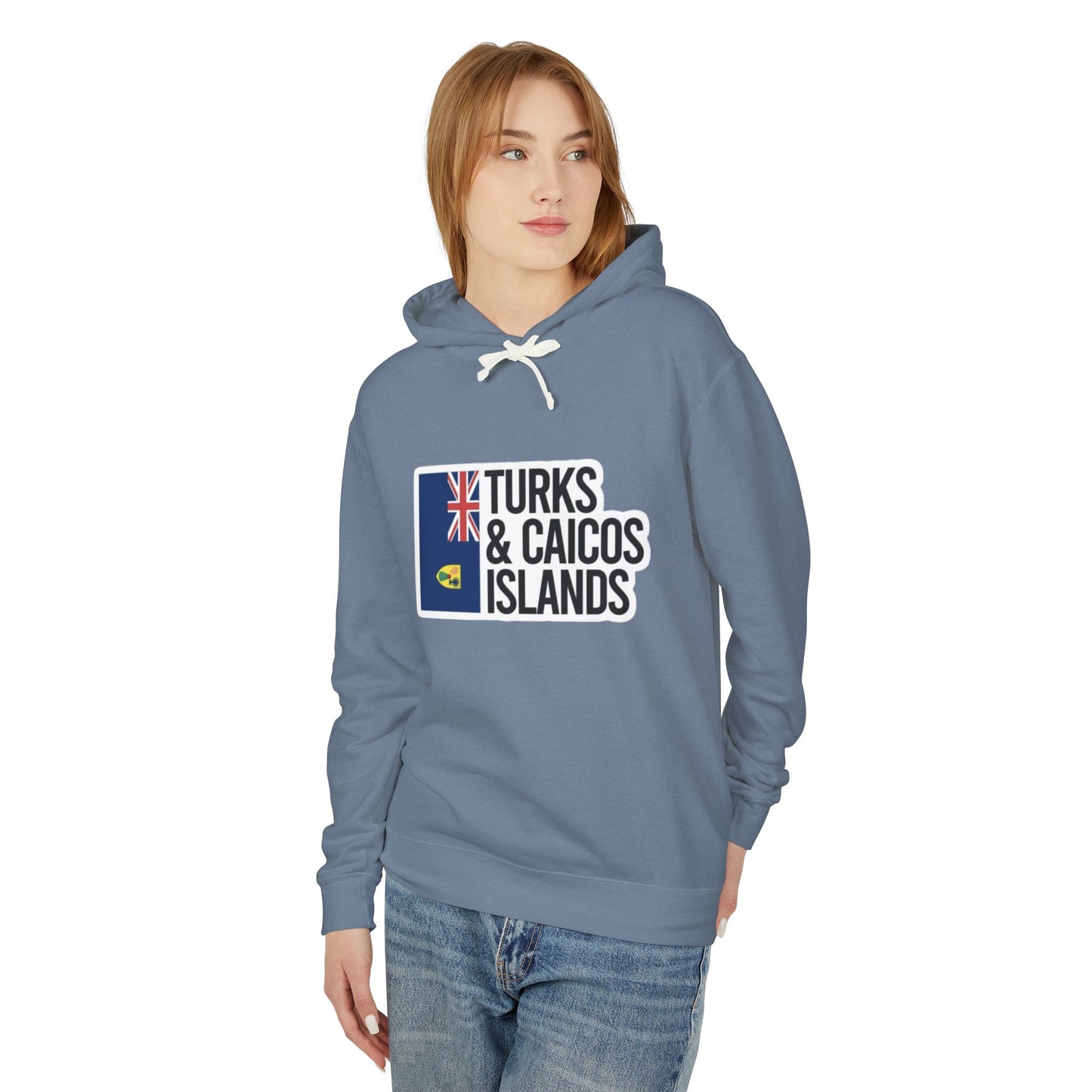 Turks and Caicos Islands Flag Hooded Sweatshirt