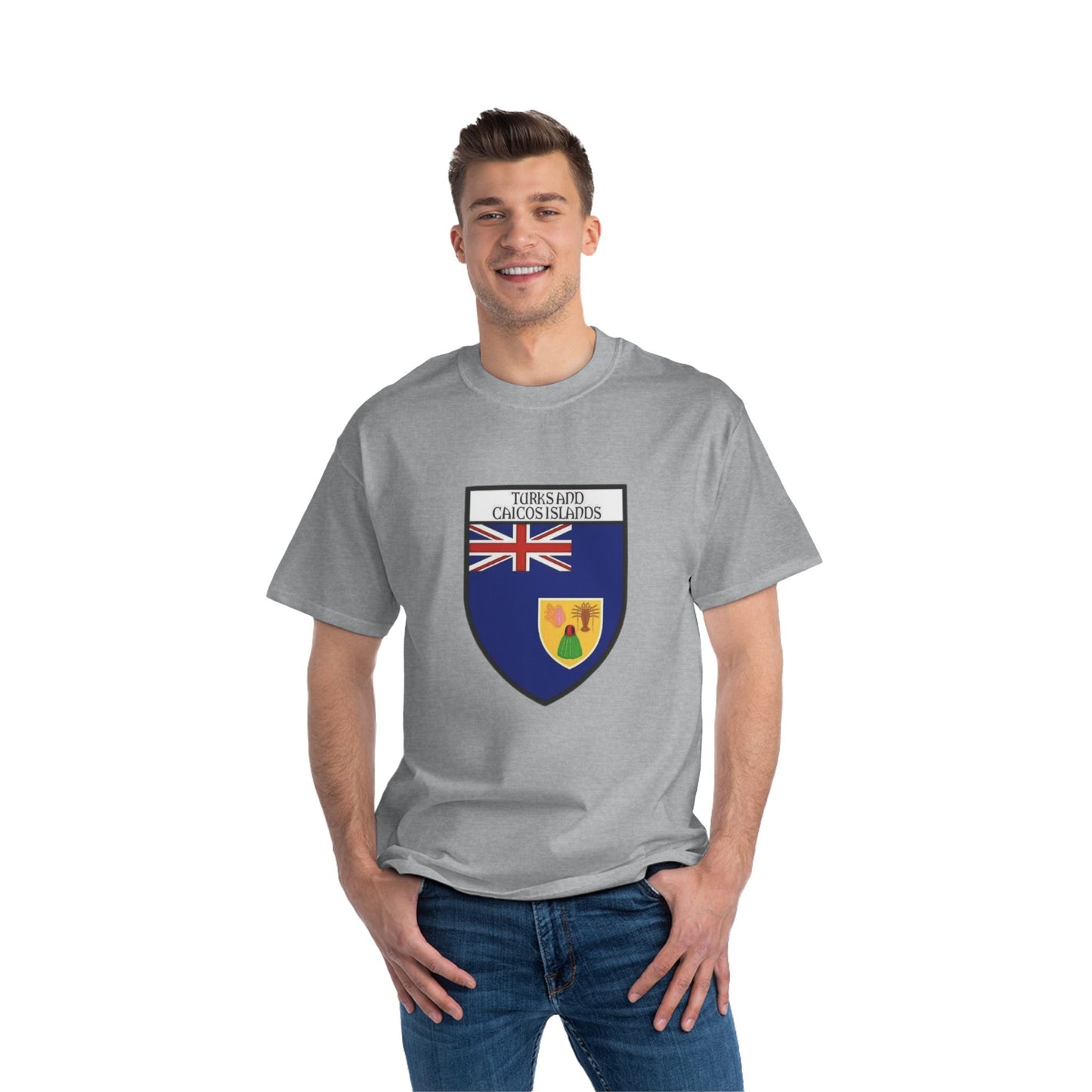 Turks and Caicos Islands flag Short-Sleeve T-Shirt