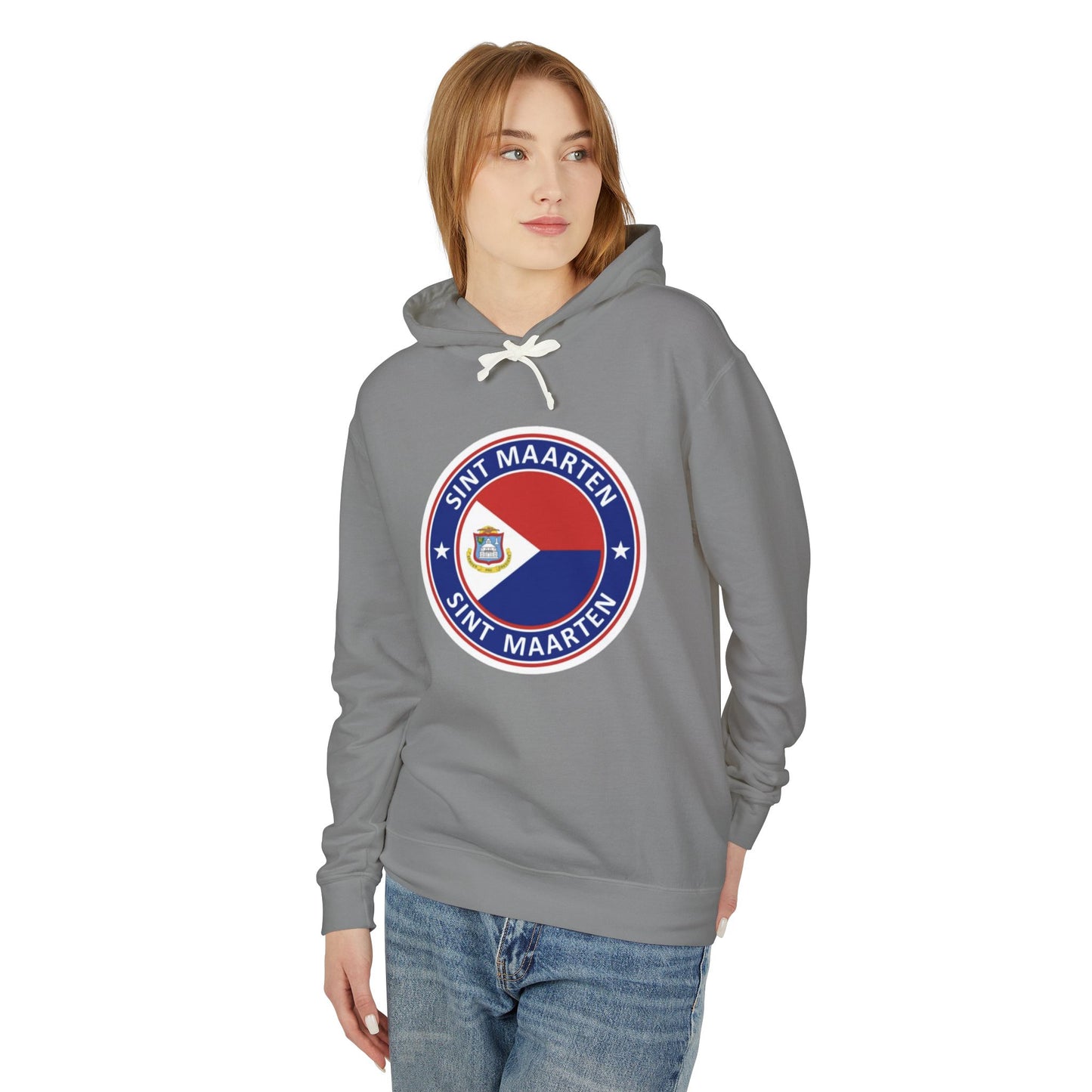 Sint Maarten Unisex Lightweight Hooded Sweatshirt