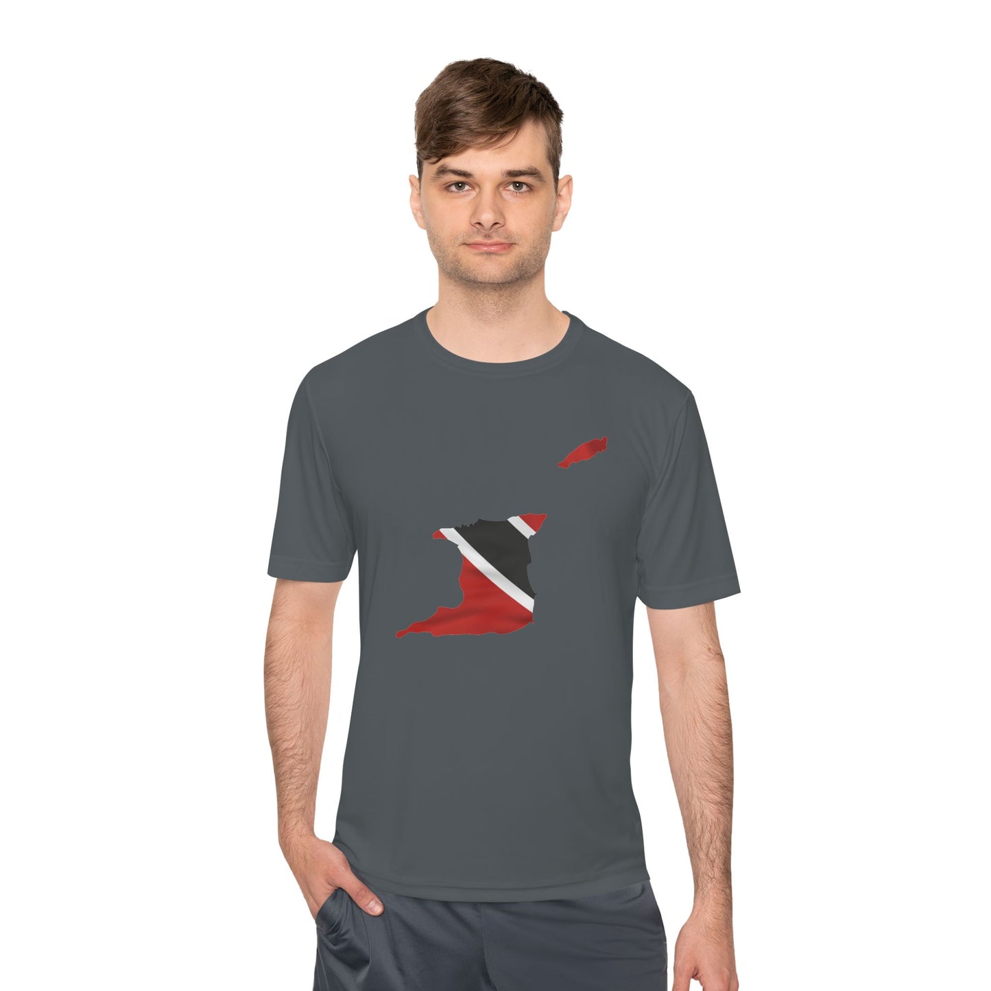 Trinidad and Tobago Map Unisex Moisture T-Shirt