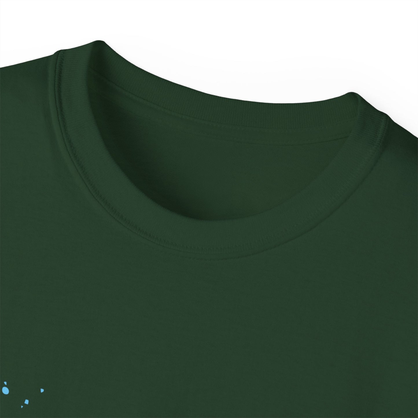 Heart Shape Saint Lucia Flag Cotton T-Shirt