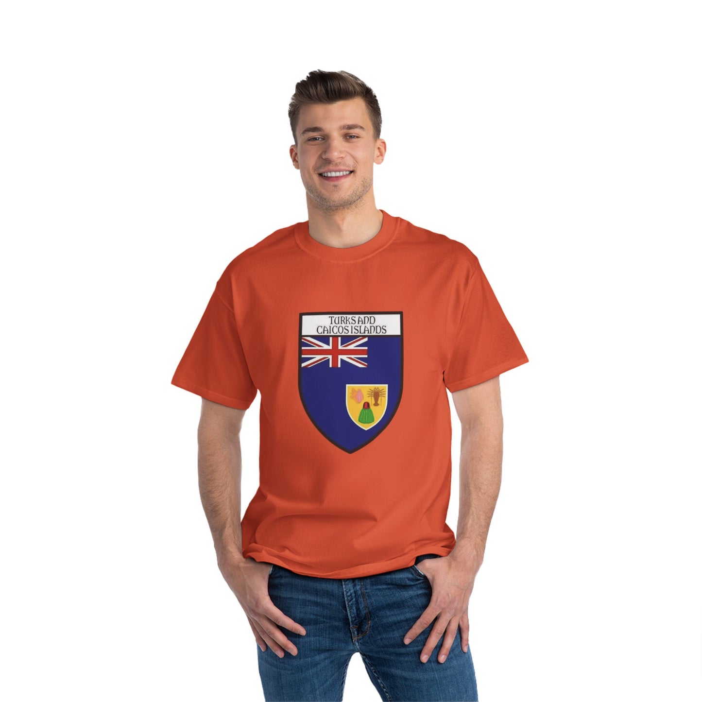 Turks and Caicos Islands flag Short-Sleeve T-Shirt