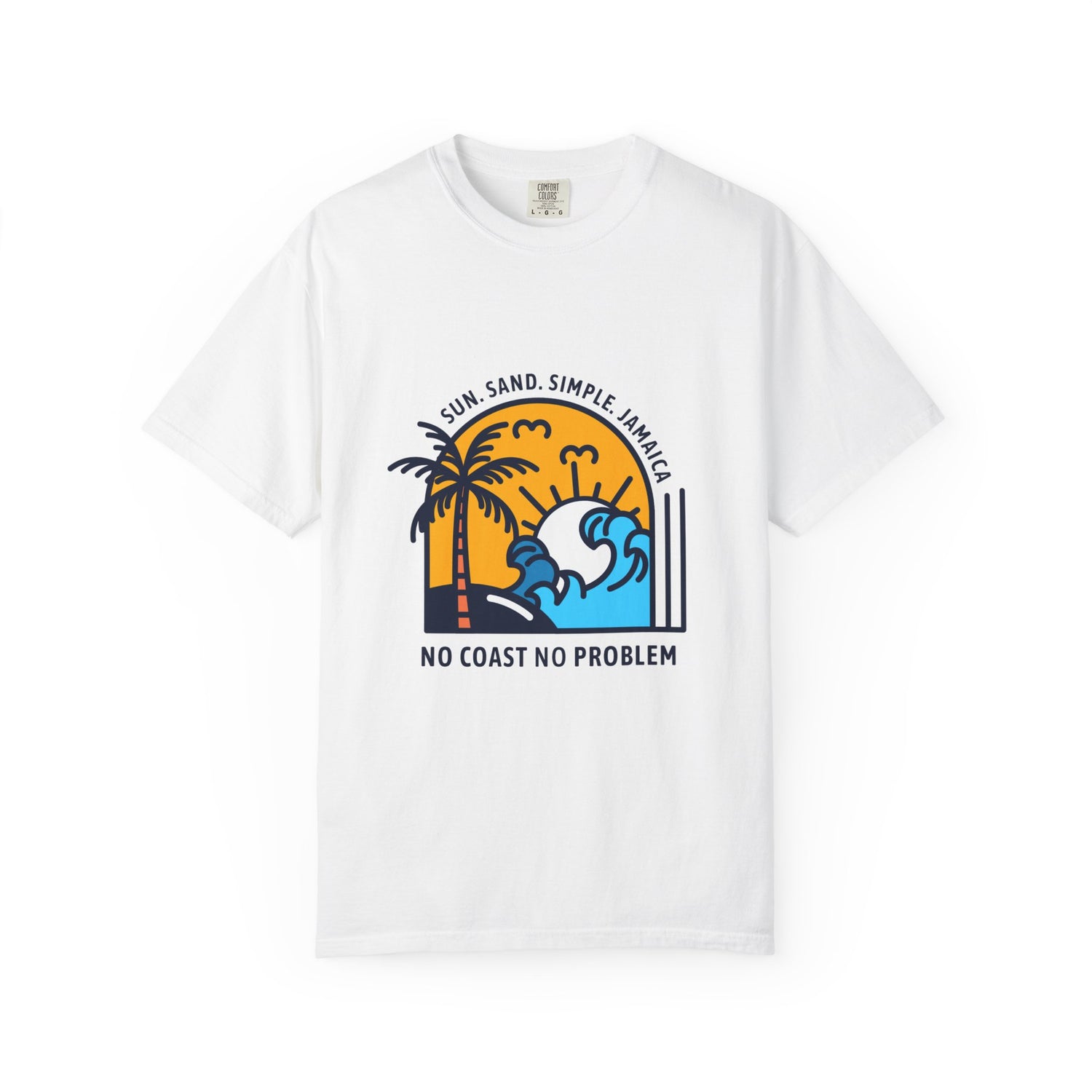 Sun, Sand , Simple , Jamaica T-Shirt | Unisex Garment-Dyed T-shirt