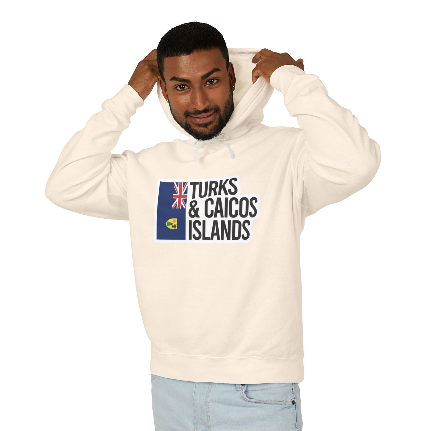 Turks and Caicos Islands Flag Hooded Sweatshirt