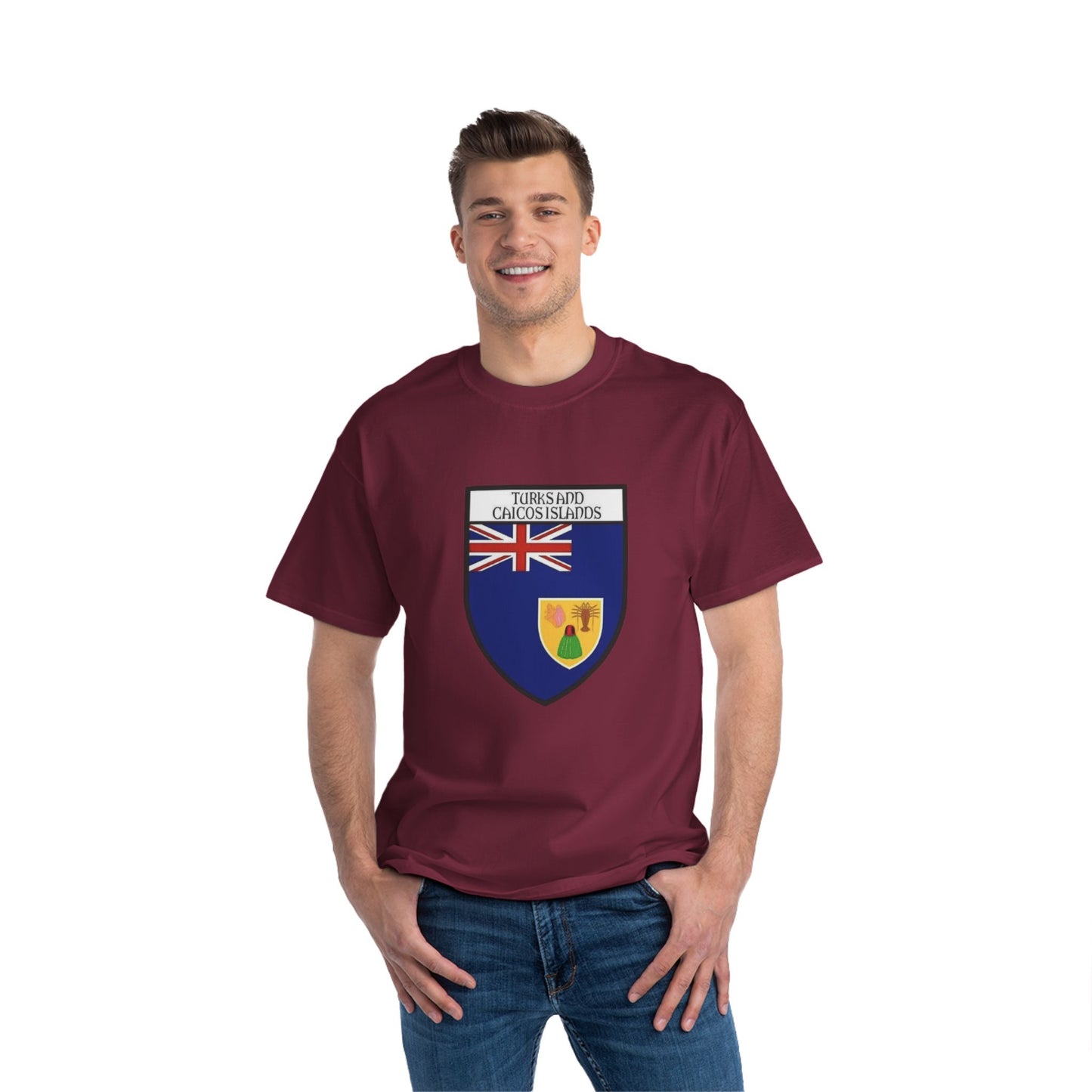 Turks and Caicos Islands flag Short-Sleeve T-Shirt