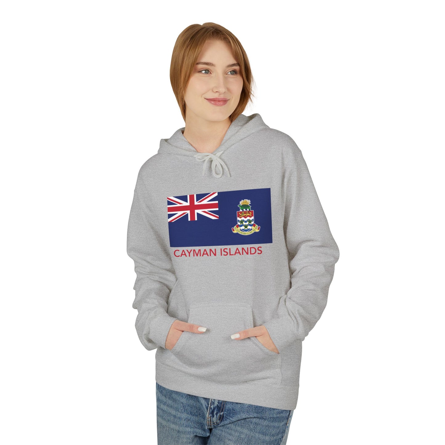 Cayman Island Flag Softstyle Fleece Hoodie