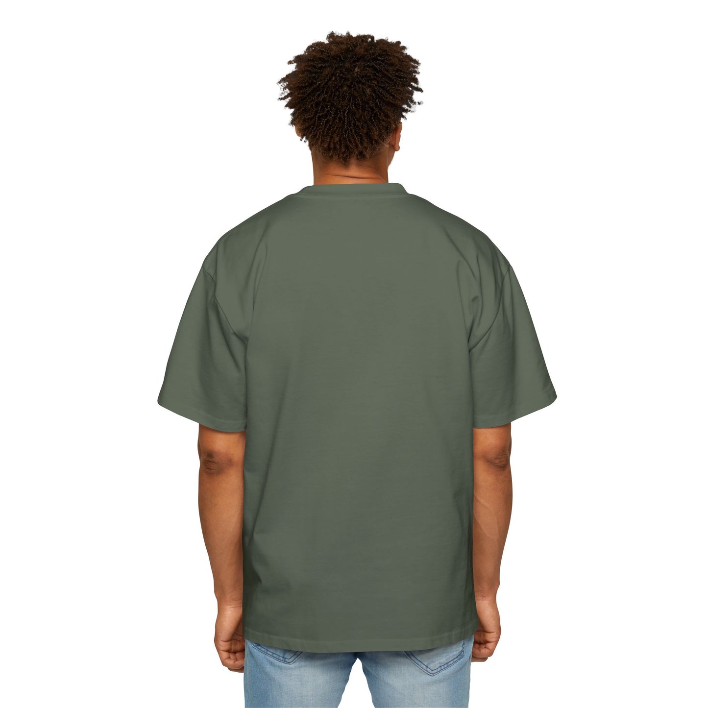 Saint Kitts and Nevis Map Men's Heavy Oversized Tee