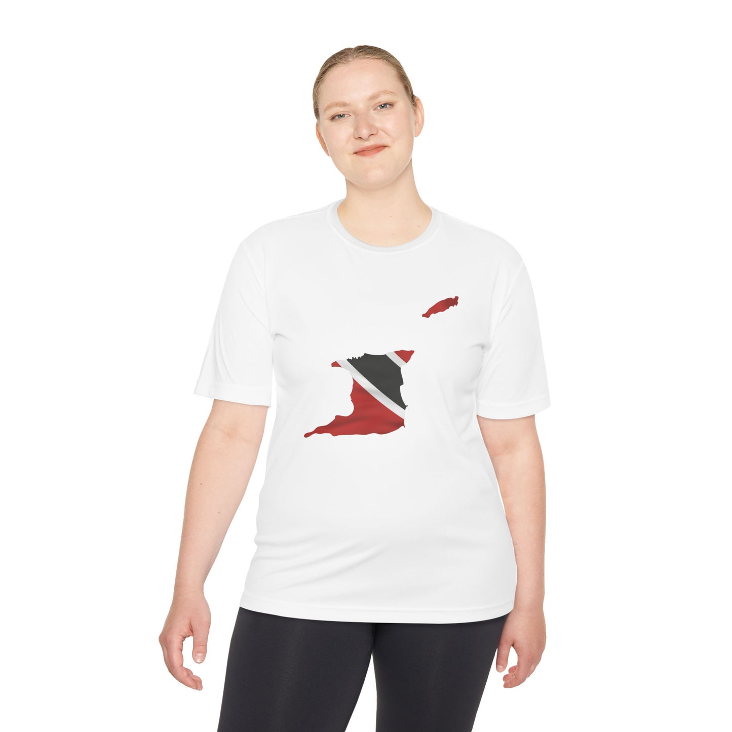 Trinidad and Tobago Map Unisex Moisture T-Shirt