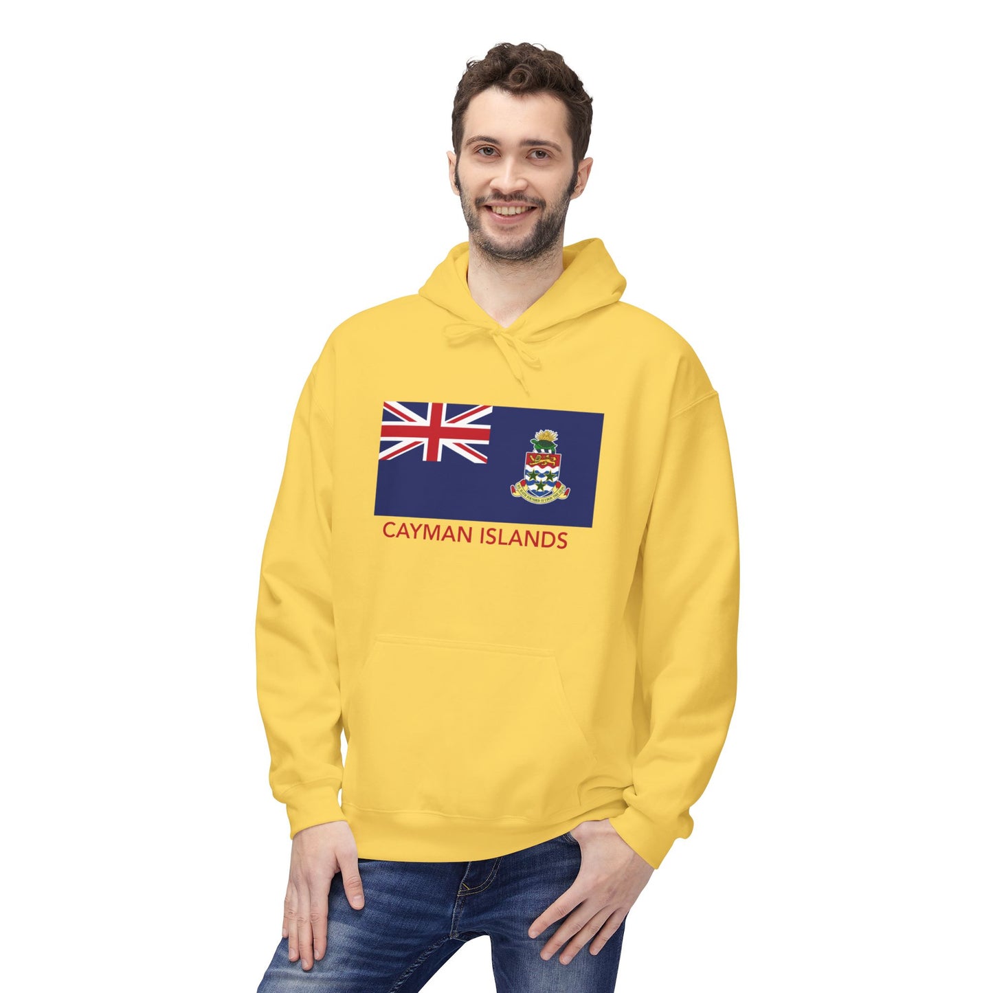 Cayman Island Flag Softstyle Fleece Hoodie