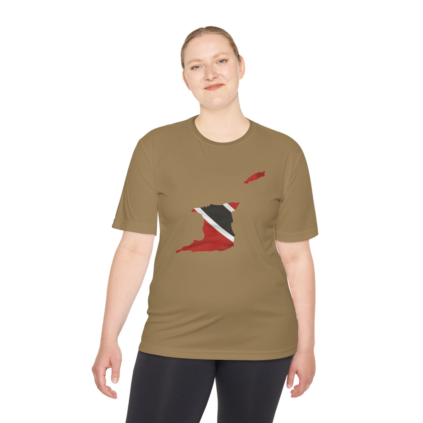 Trinidad and Tobago Map Unisex Moisture T-Shirt