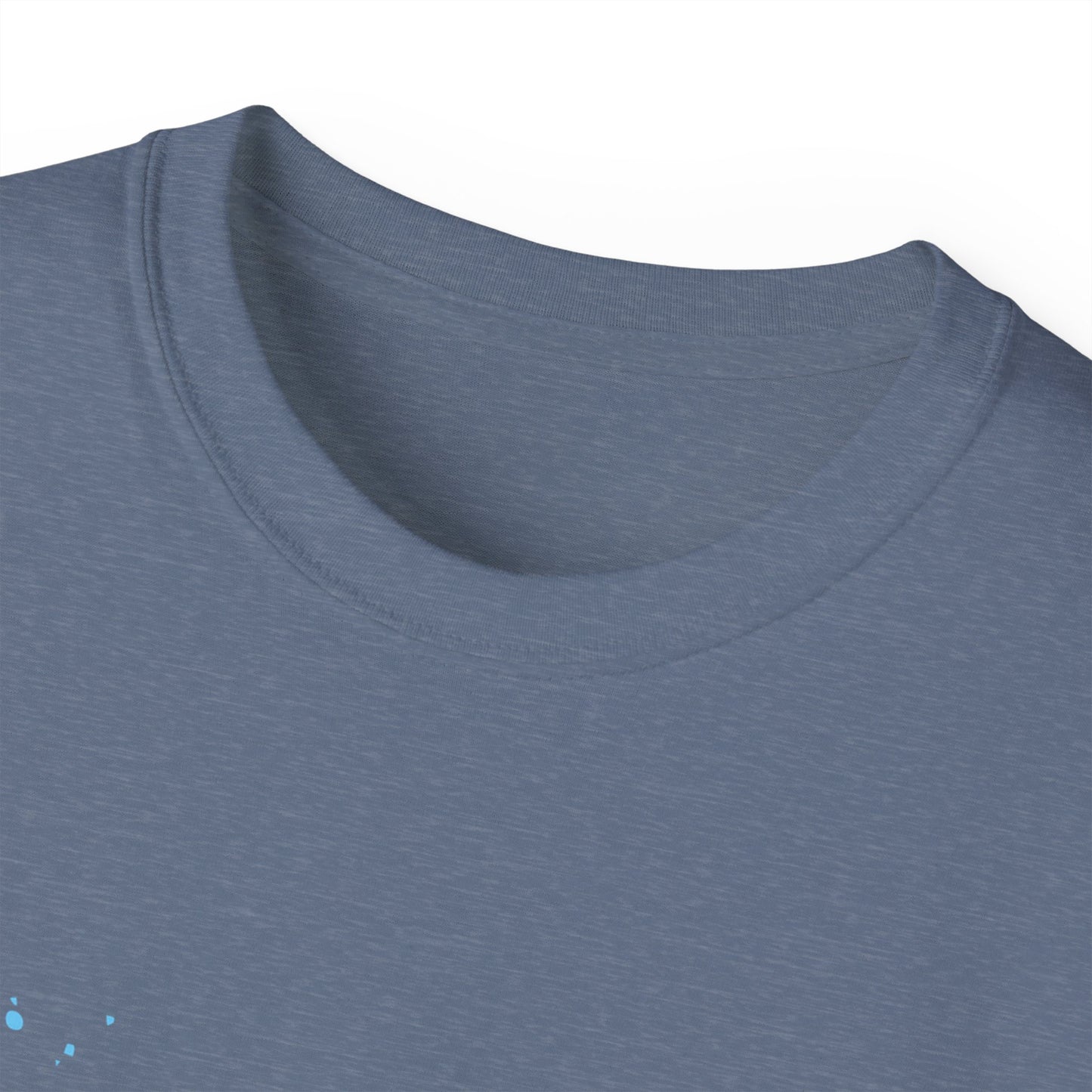 Heart Shape Saint Lucia Flag Cotton T-Shirt