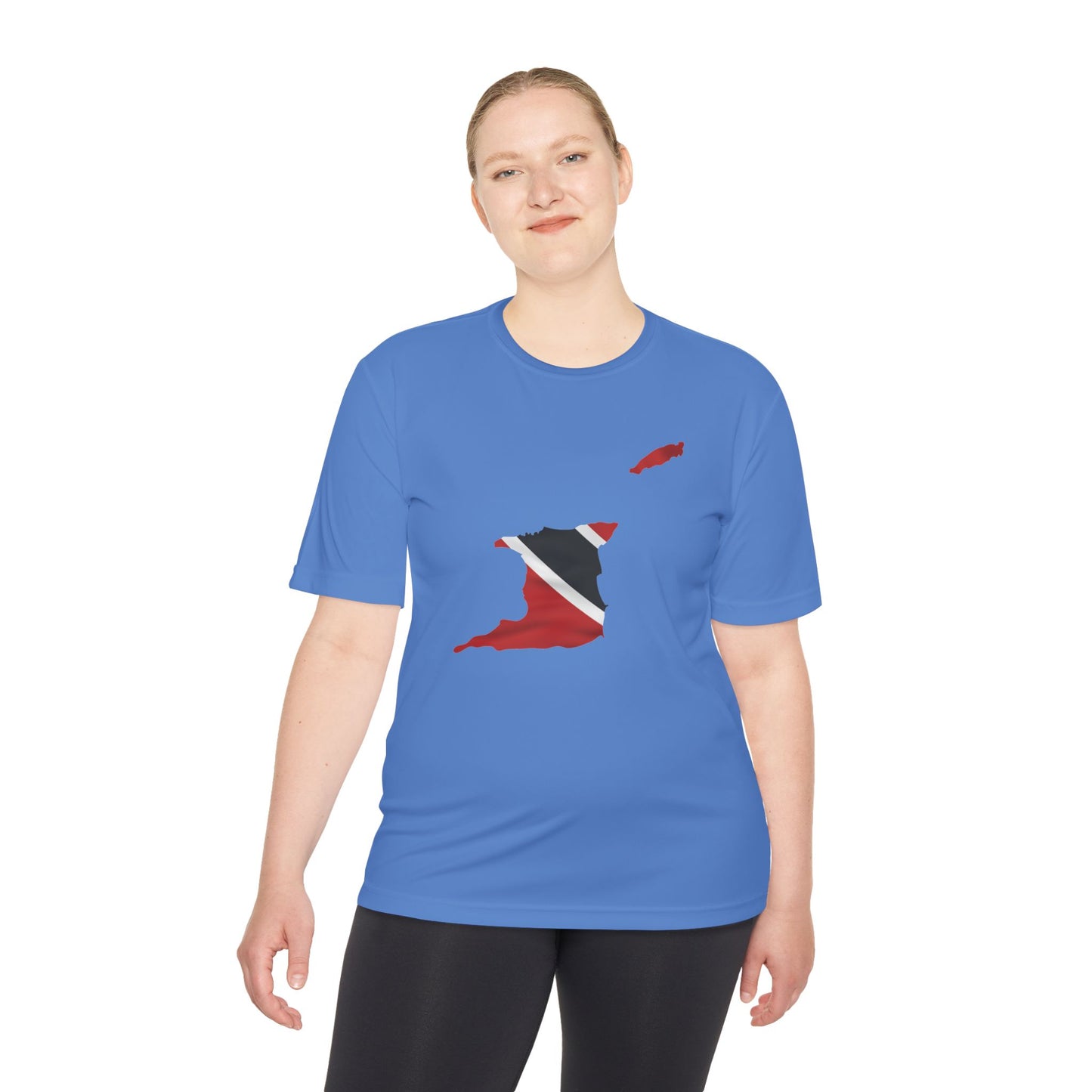 Trinidad and Tobago Map Unisex Moisture T-Shirt