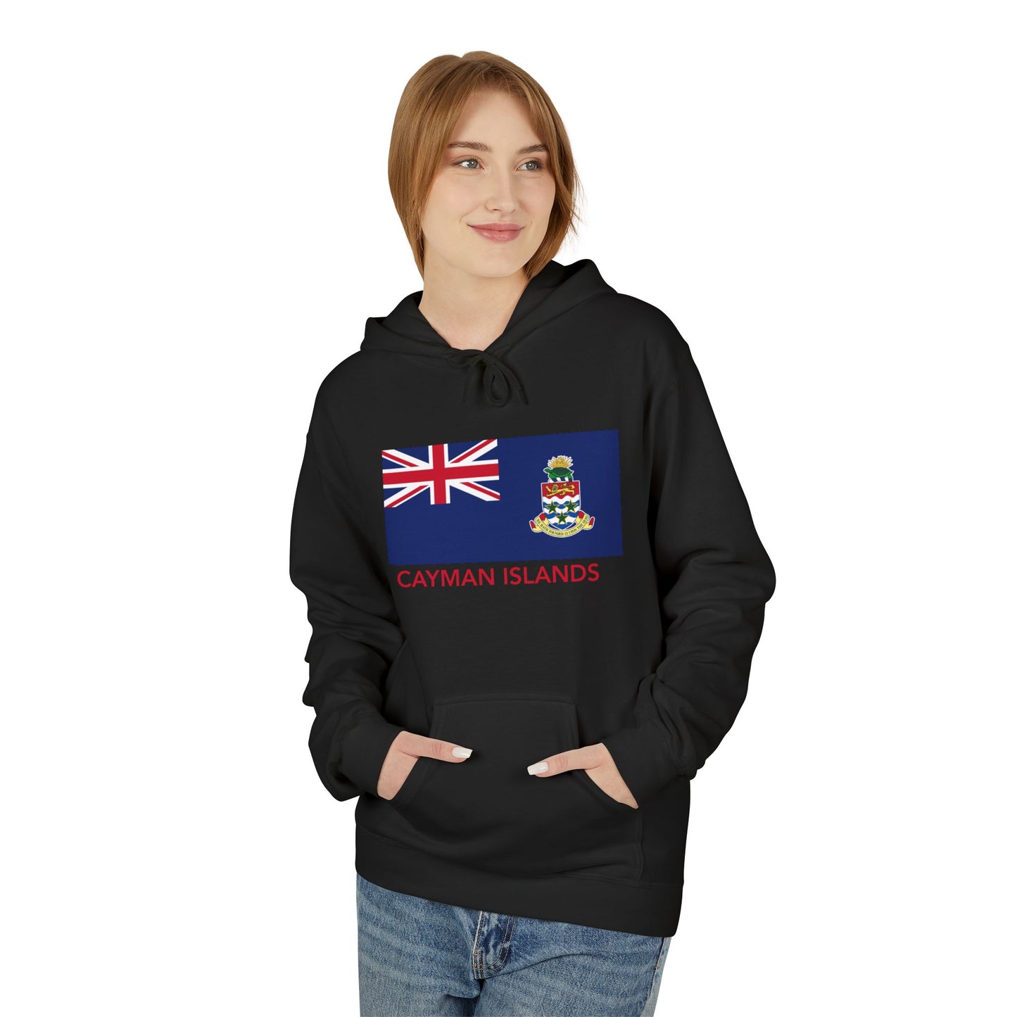 Cayman Island Flag Softstyle Fleece Hoodie