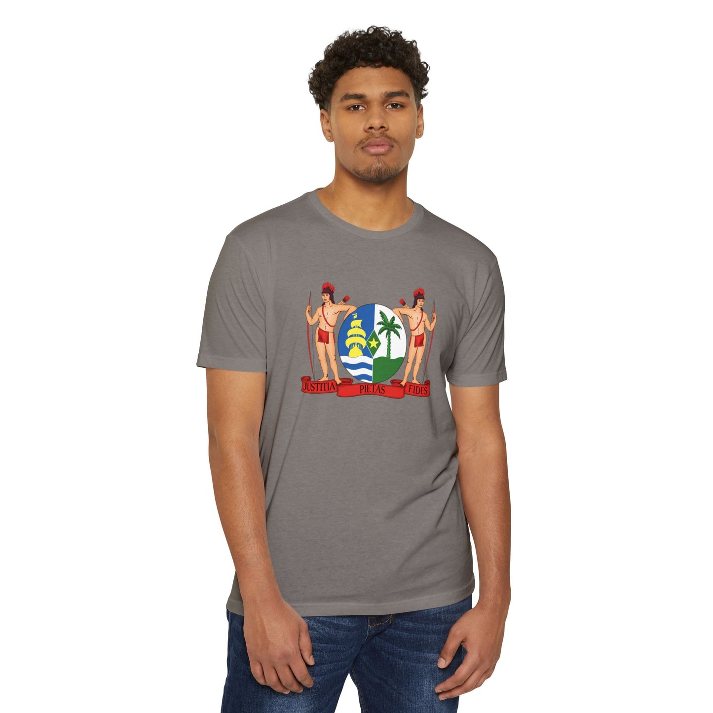 Suriname Coat of Arm Unisex CVC Jersey T-shirt