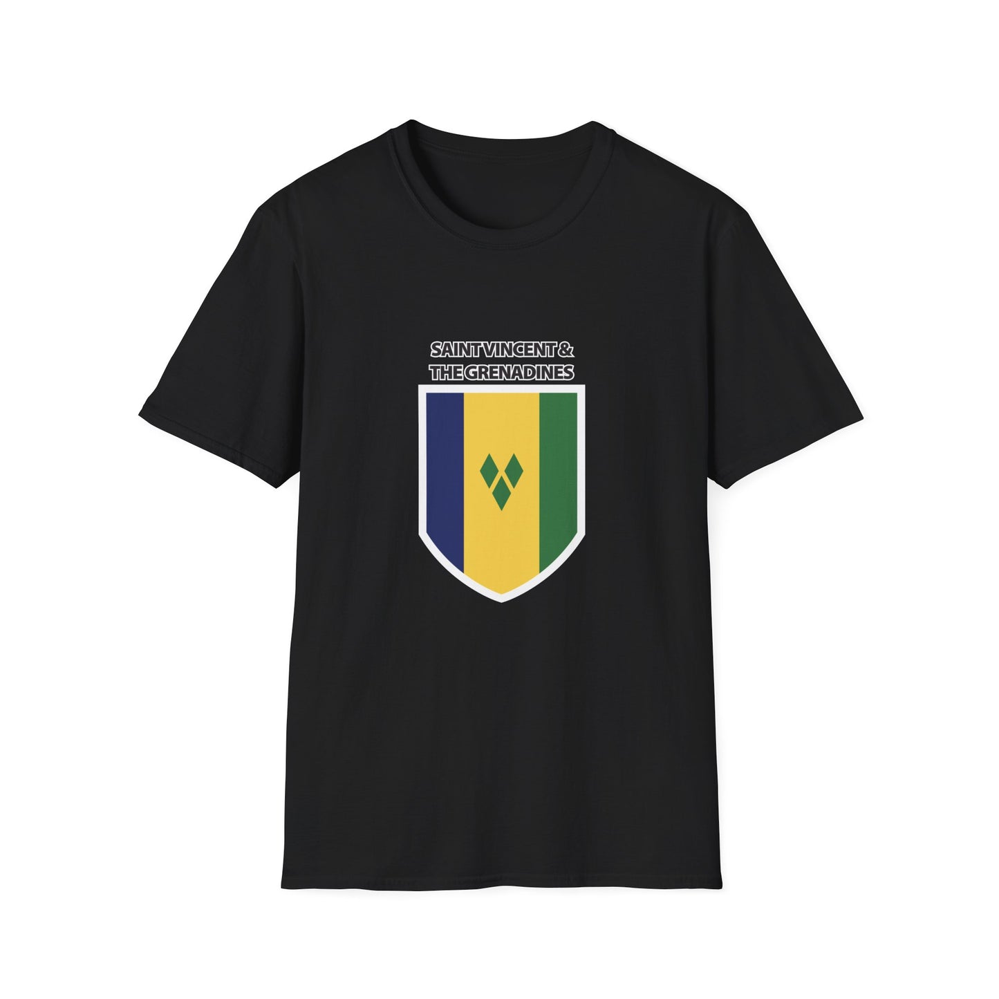 Saint Vincent and the Grenadines Flag Unisex Softstyle T-Shirt