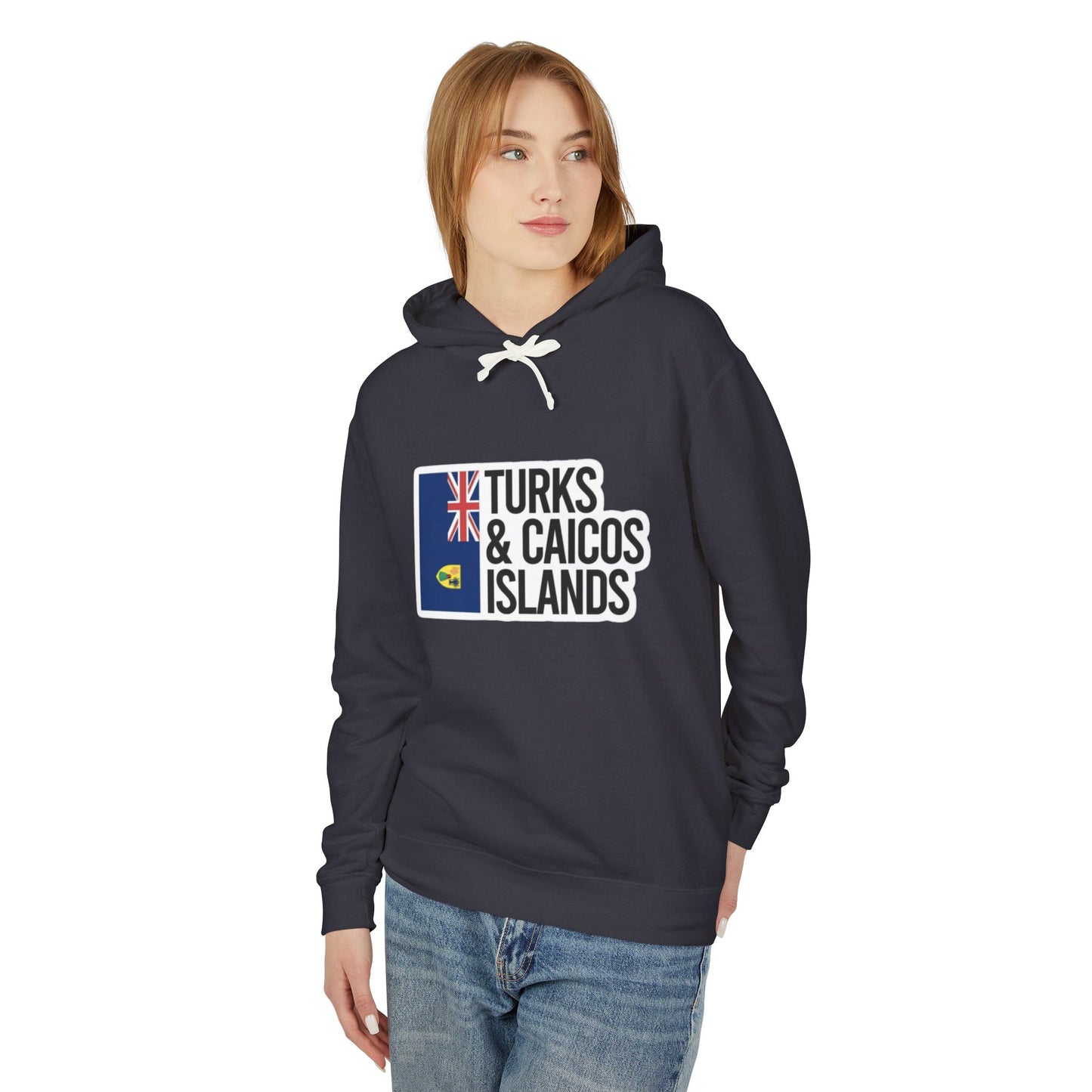 Turks and Caicos Islands Flag Hooded Sweatshirt