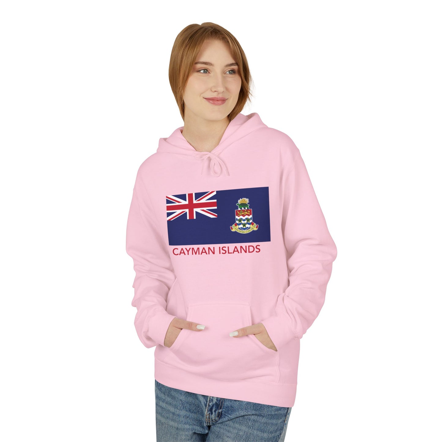 Cayman Island Flag Softstyle Fleece Hoodie