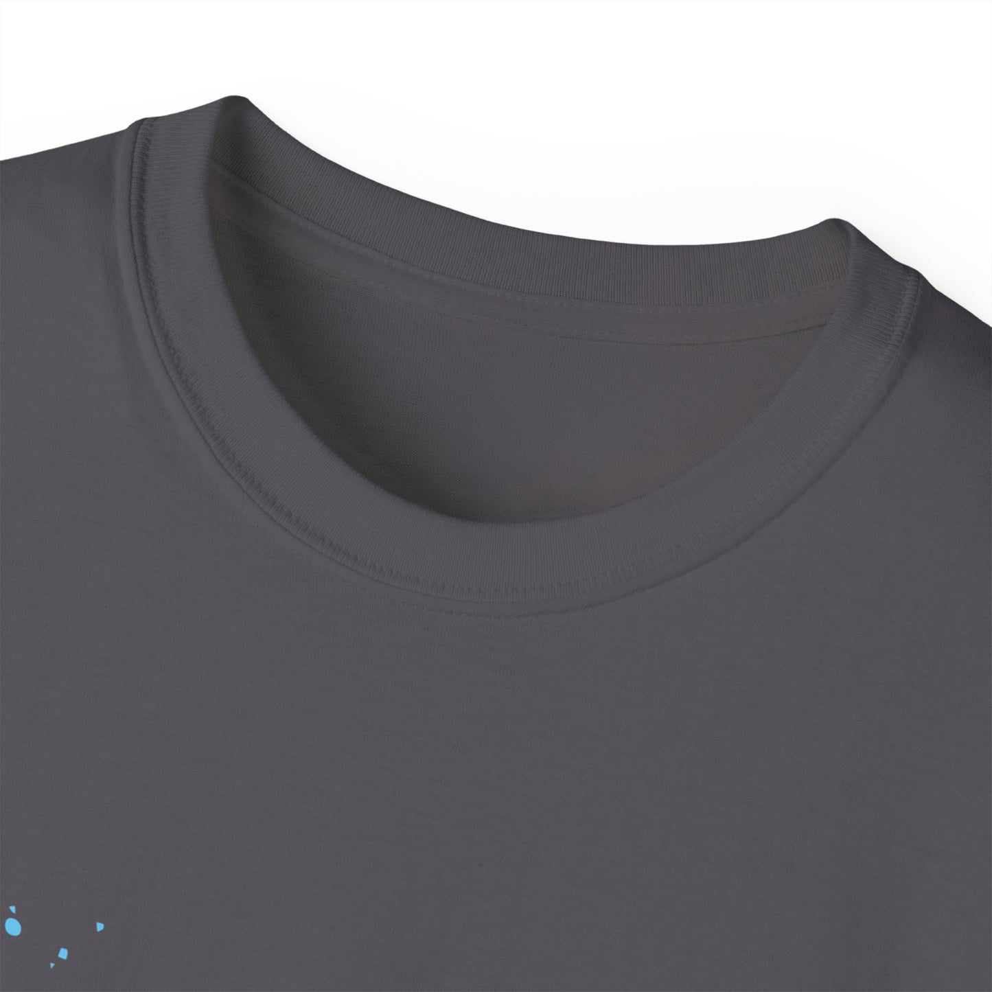 Heart Shape Saint Lucia Flag Cotton T-Shirt