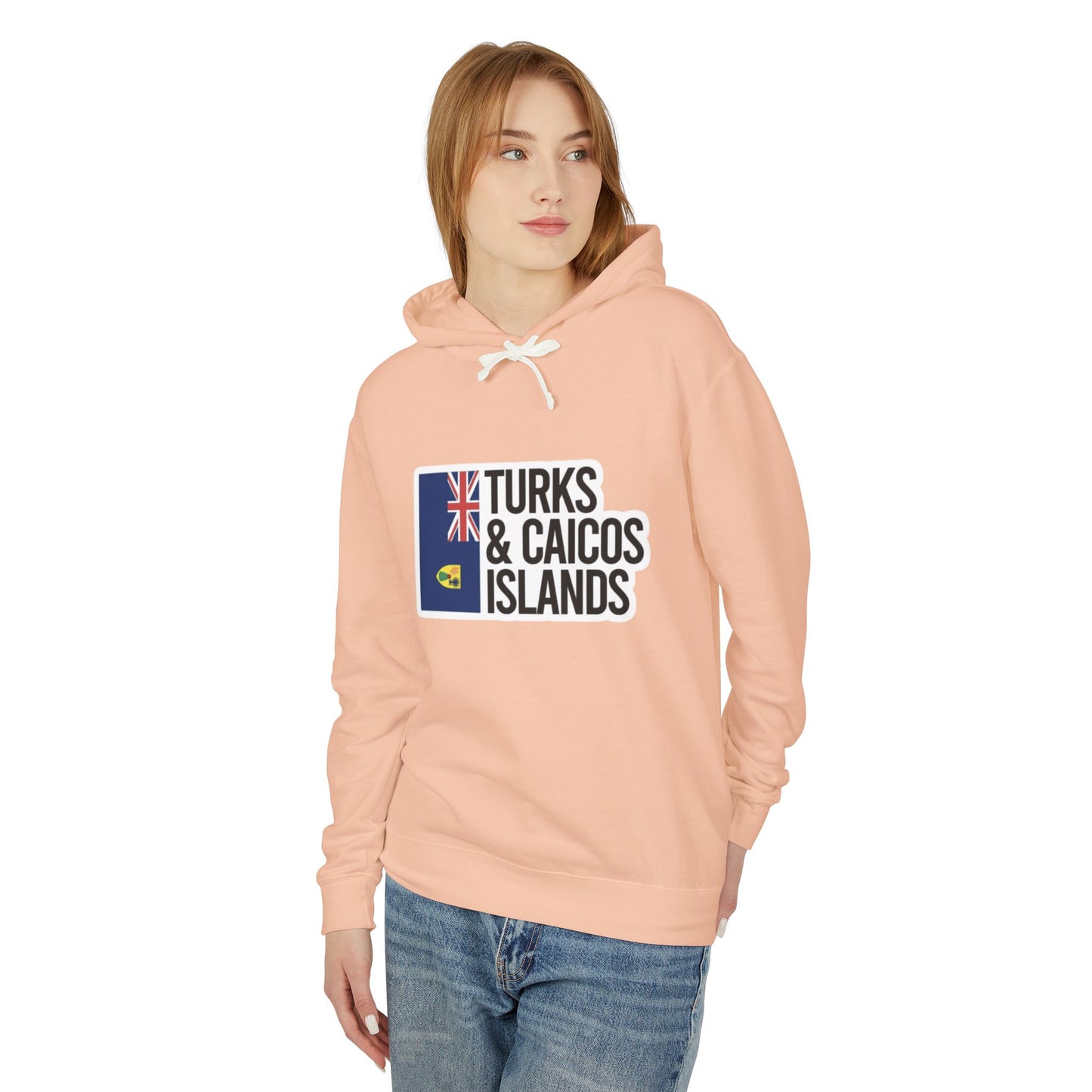 Turks and Caicos Islands Flag Hooded Sweatshirt