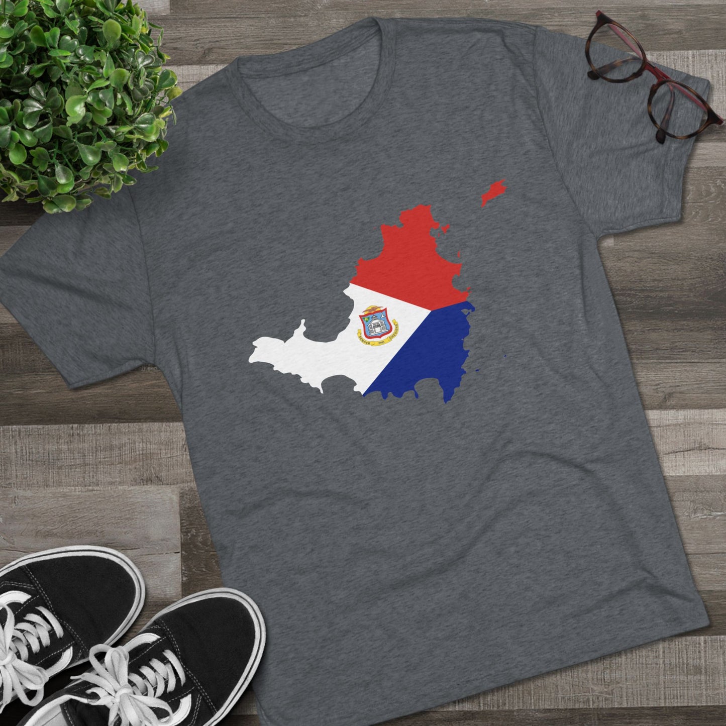 Sint Maarten Tri-Blend Crew T- shirt
