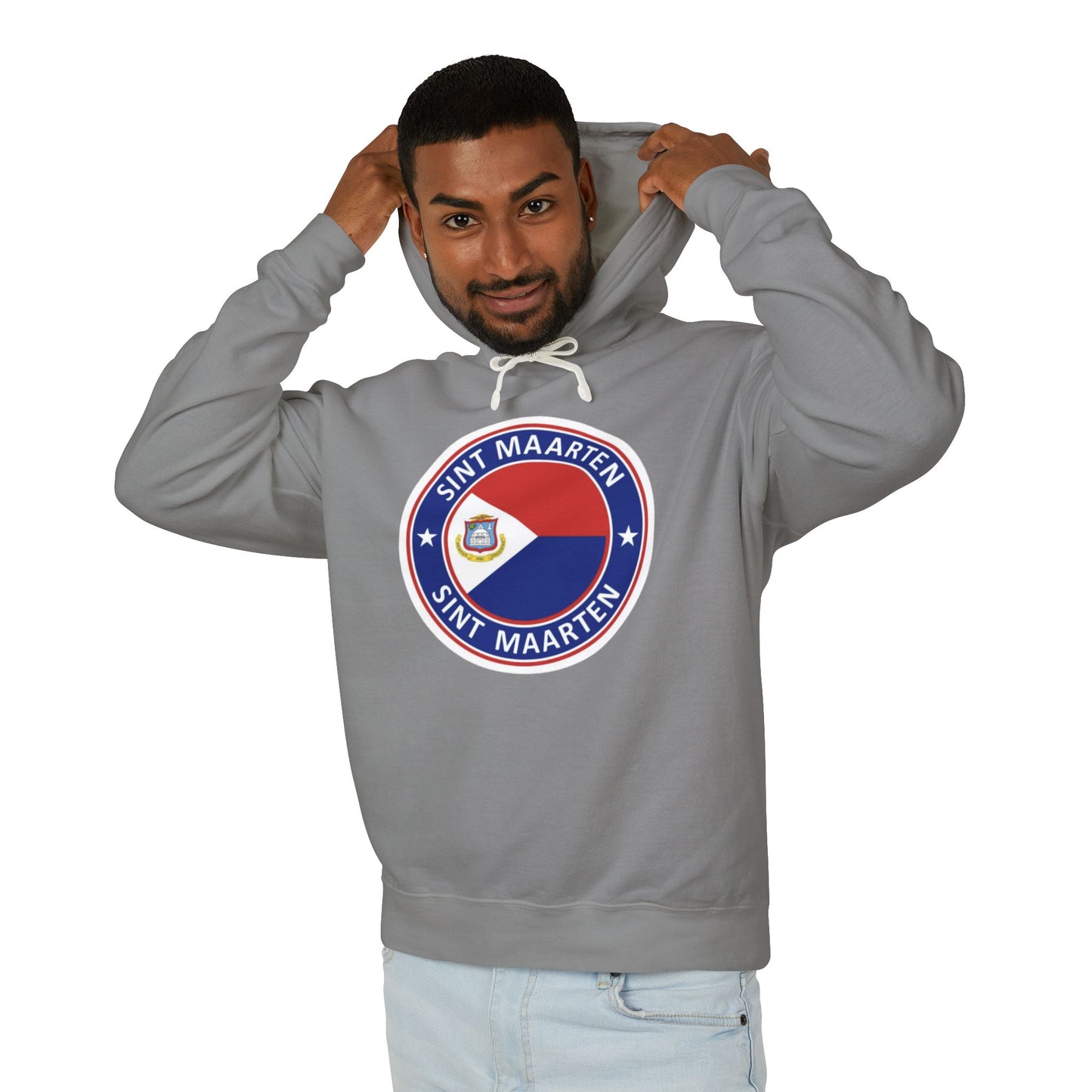 Sint Maarten Unisex Lightweight Hooded Sweatshirt
