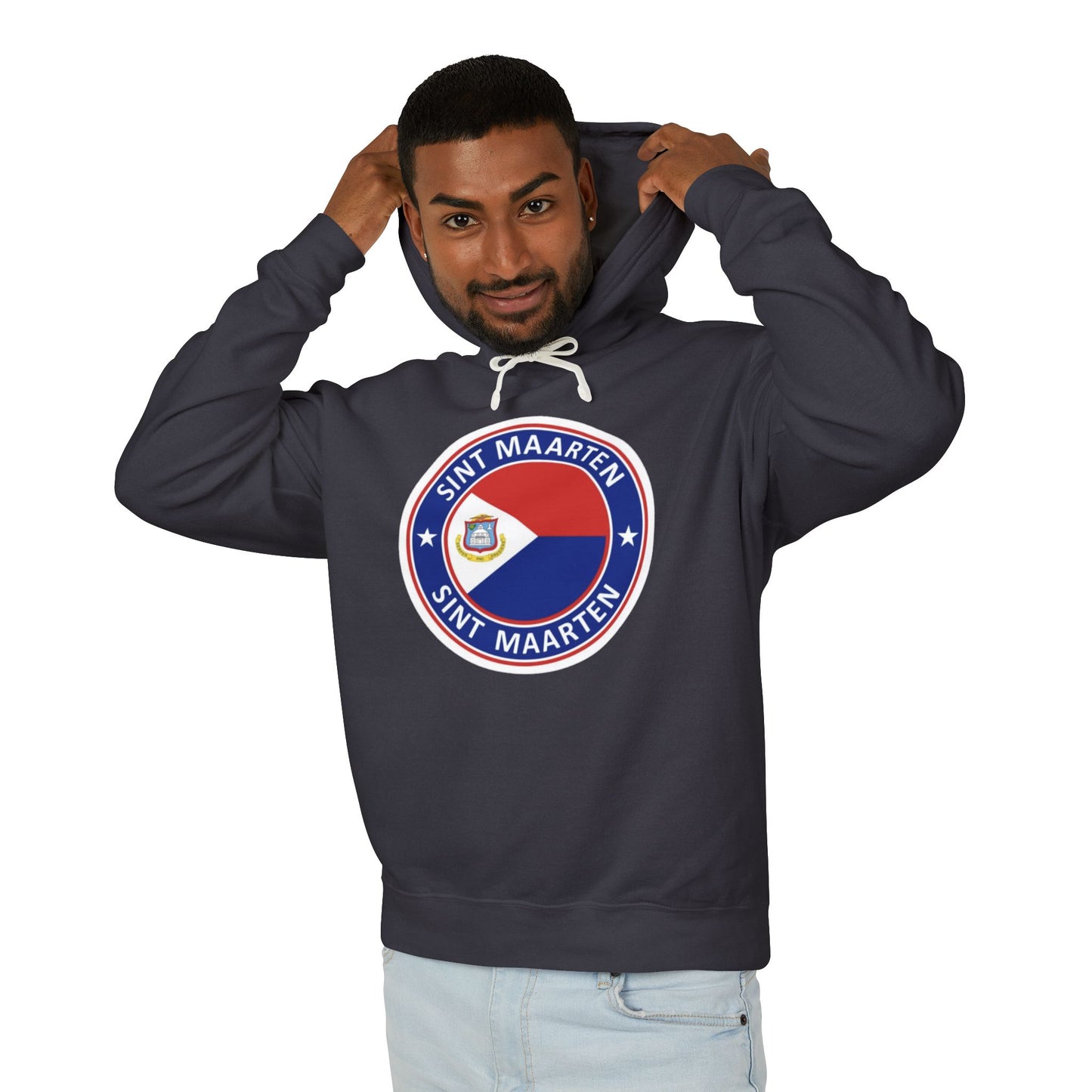 Sint Maarten Unisex Lightweight Hooded Sweatshirt