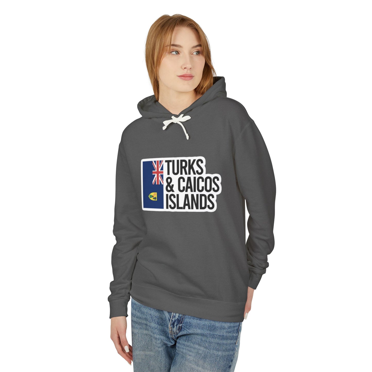 Turks and Caicos Islands Flag Hooded Sweatshirt