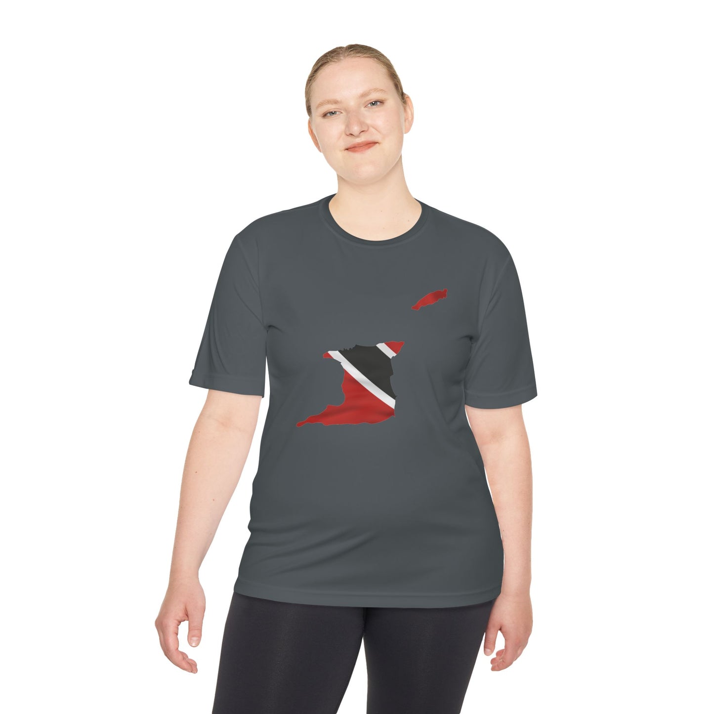 Trinidad and Tobago Map Unisex Moisture T-Shirt