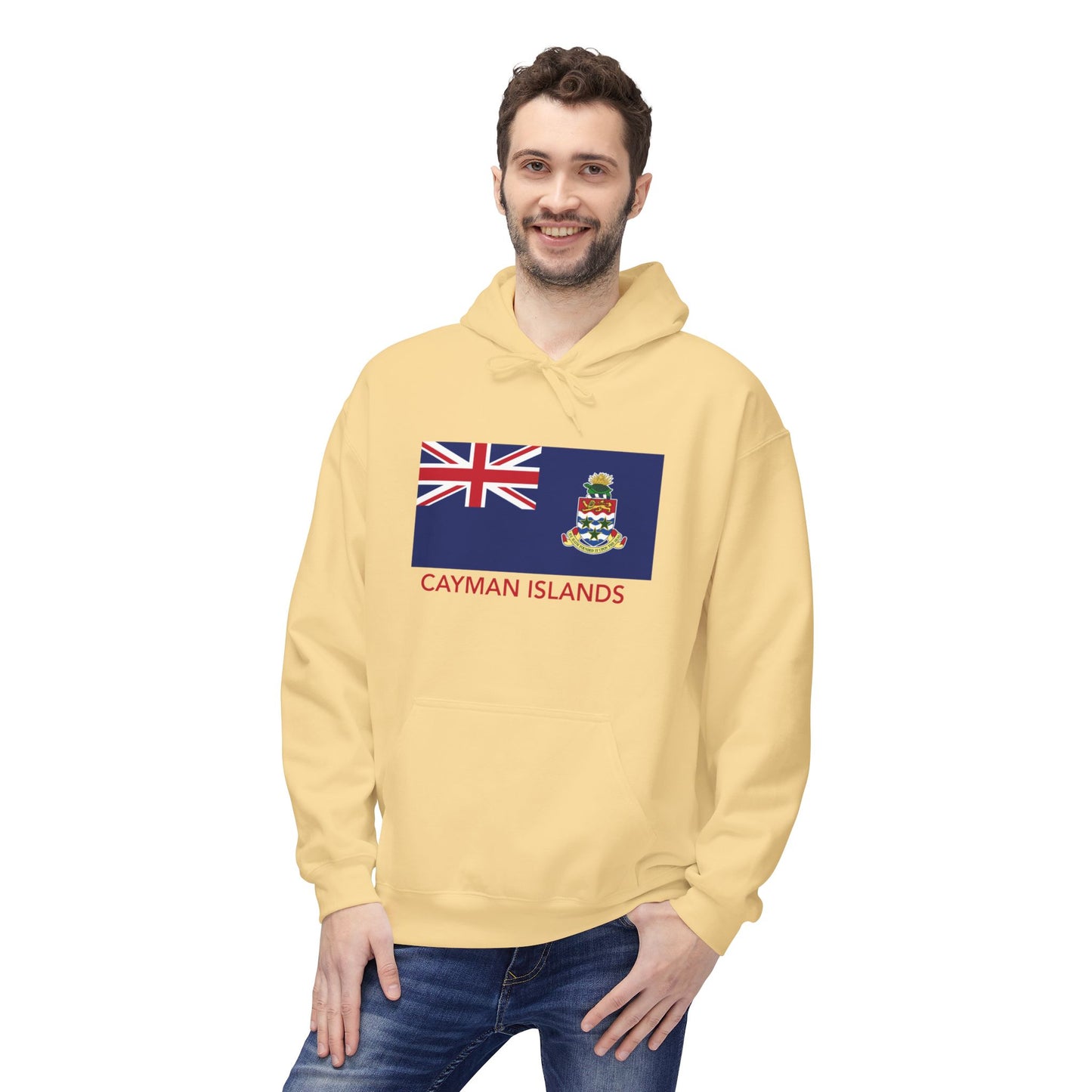 Cayman Island Flag Softstyle Fleece Hoodie