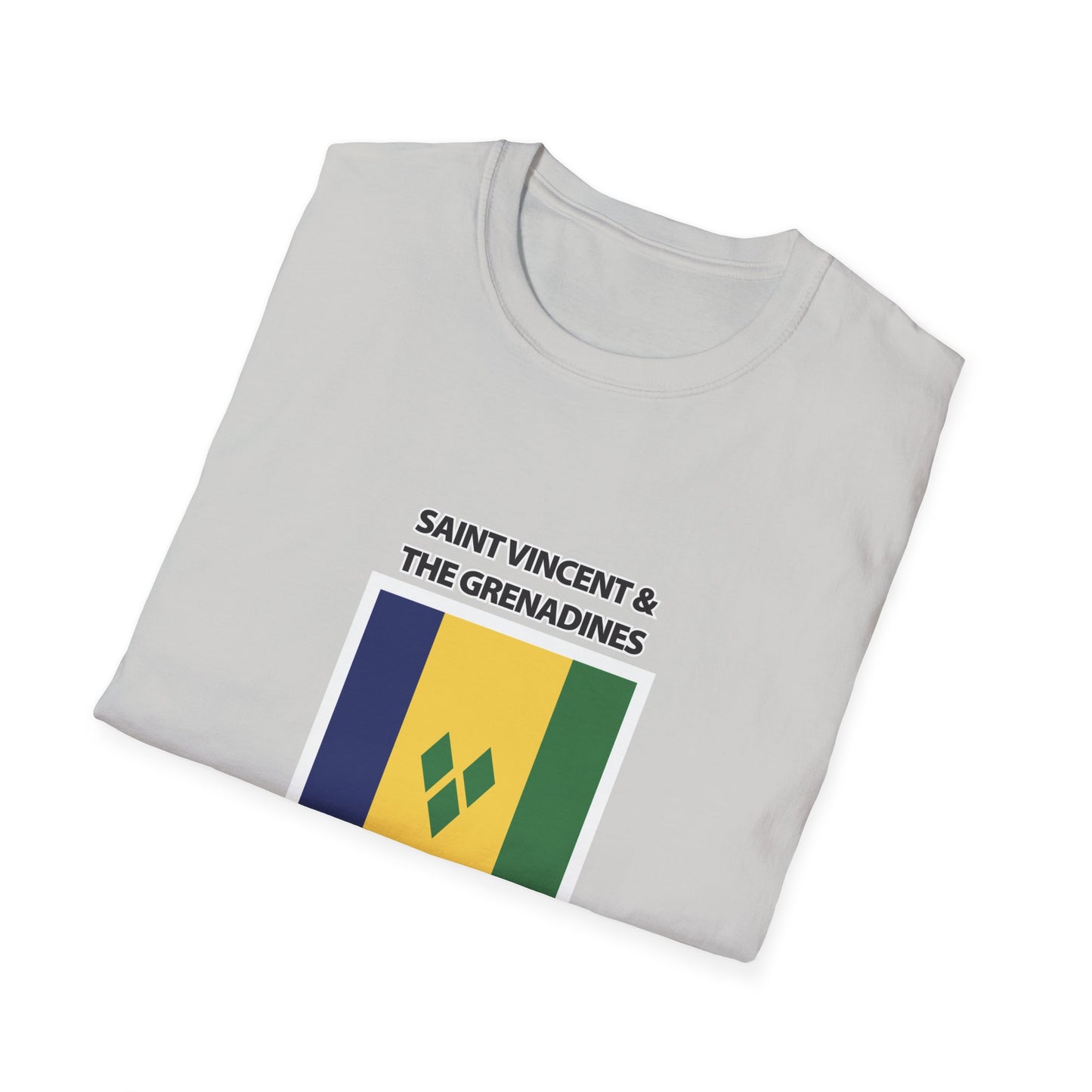 Saint Vincent and the Grenadines Flag Unisex Softstyle T-Shirt