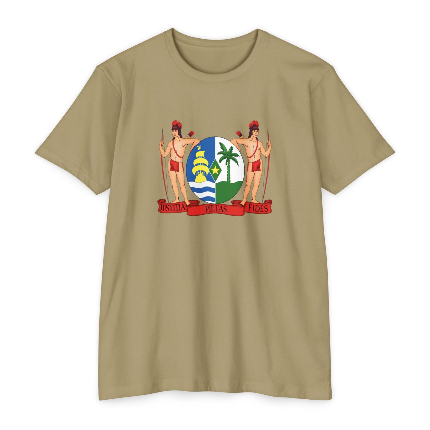 Suriname Coat of Arm Unisex CVC Jersey T-shirt