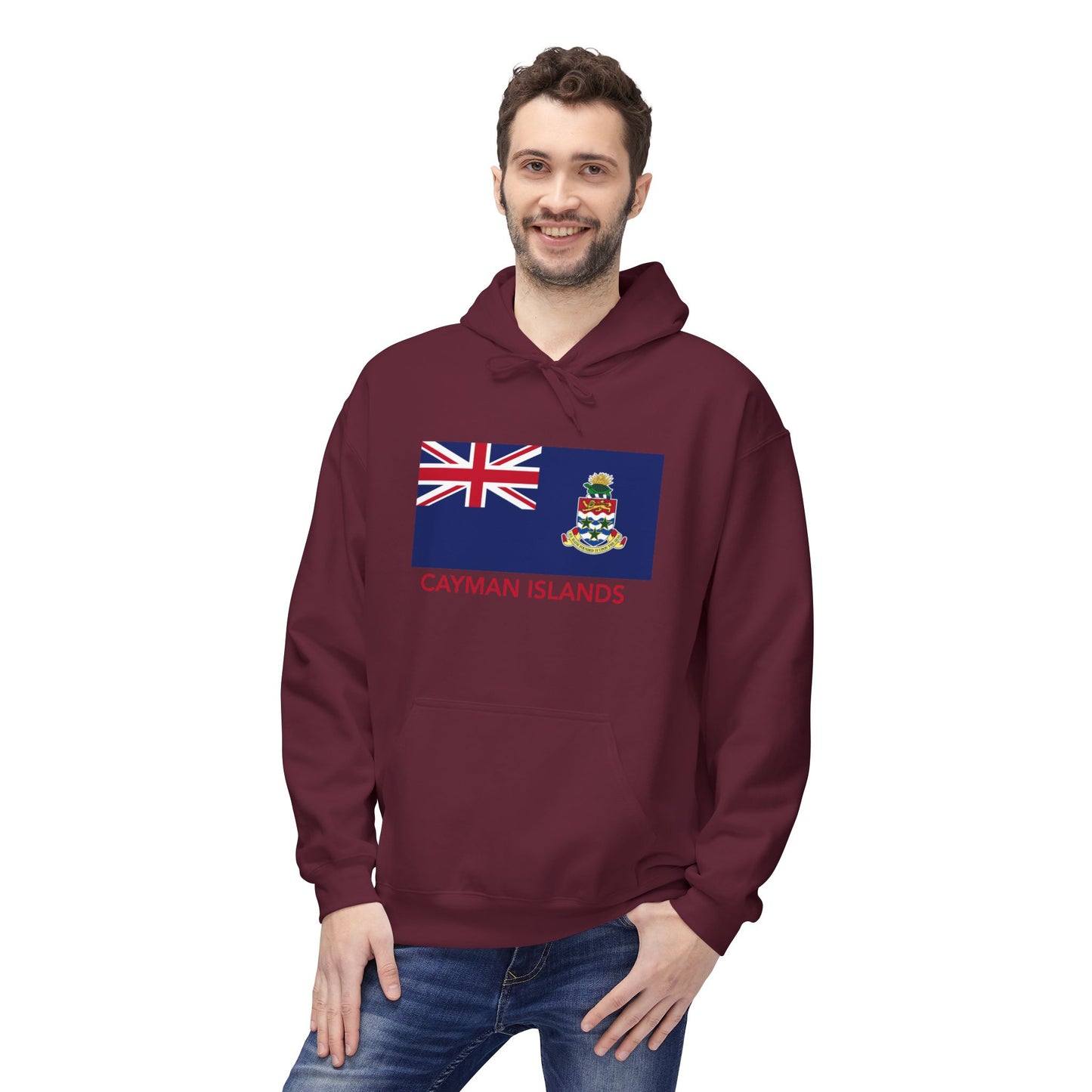 Cayman Island Flag Softstyle Fleece Hoodie