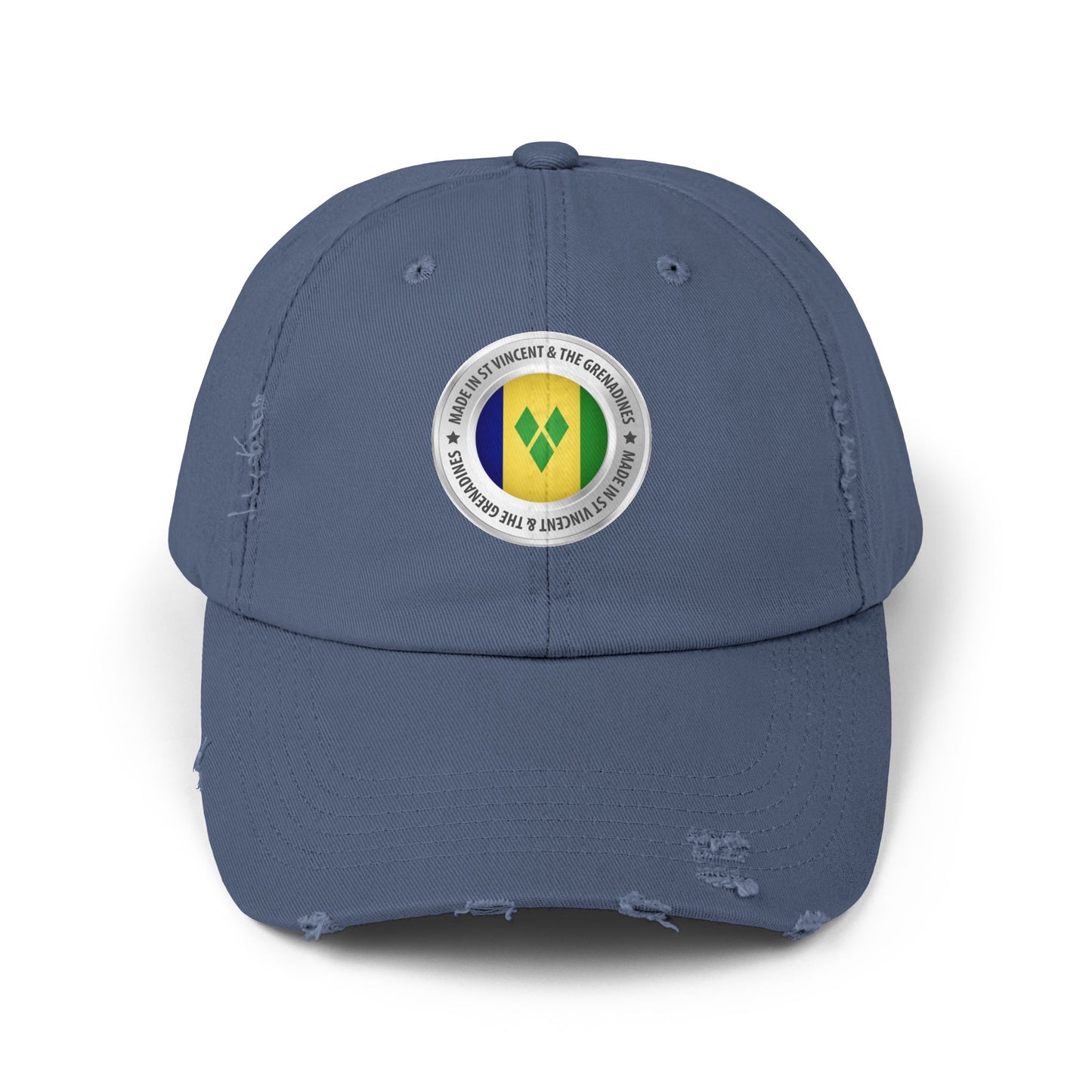 Saint Vincent and the Grenadines Unisex Distressed Cap