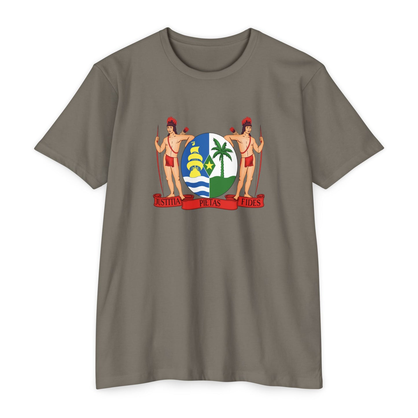 Suriname Coat of Arm Unisex CVC Jersey T-shirt
