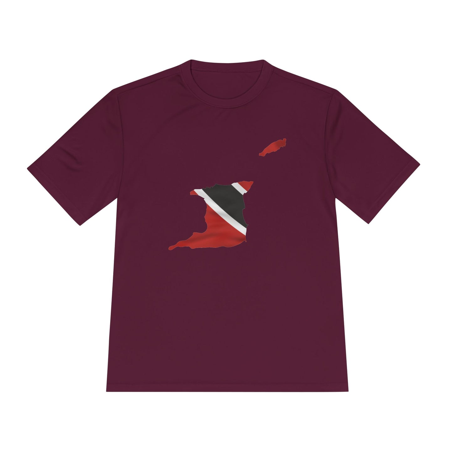 Trinidad and Tobago Map Unisex Moisture T-Shirt