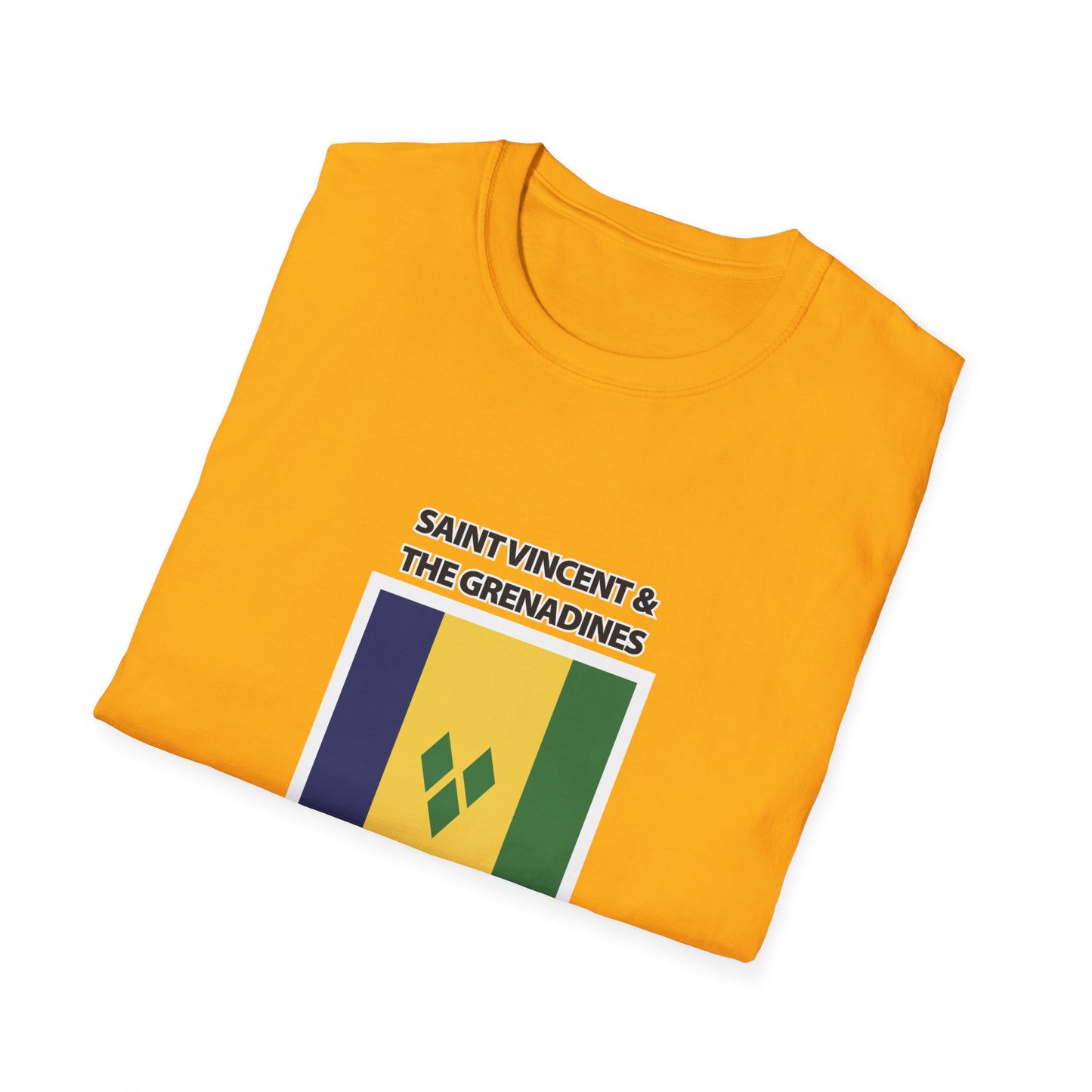 Saint Vincent and the Grenadines Flag Unisex Softstyle T-Shirt