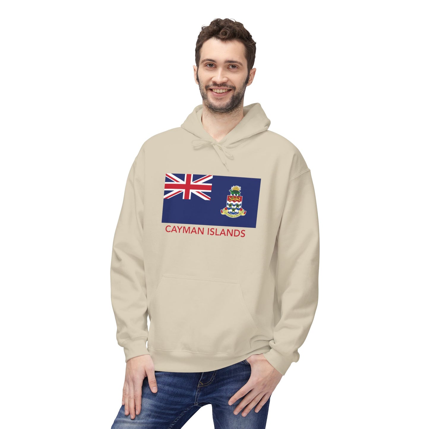 Cayman Island Flag Softstyle Fleece Hoodie