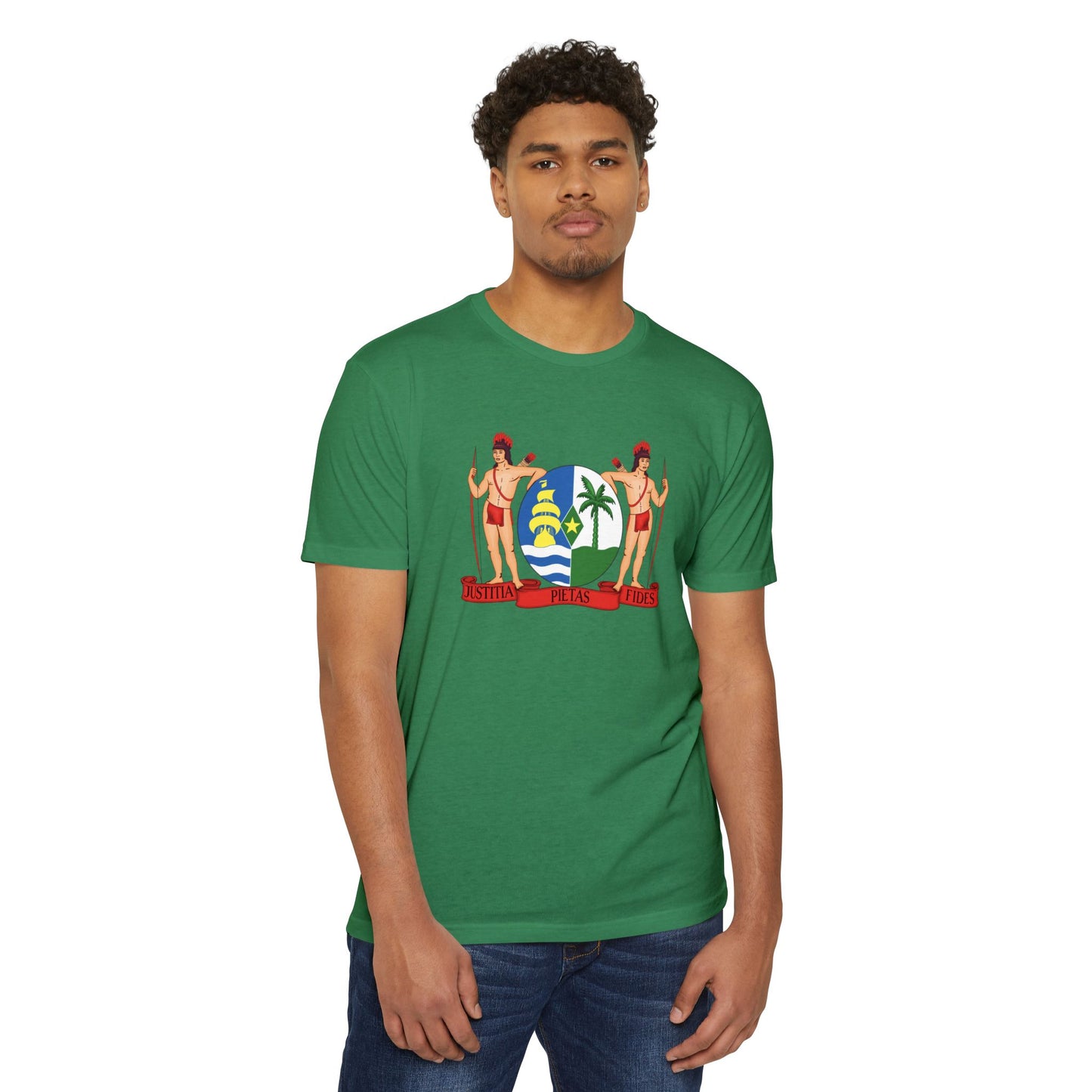Suriname Coat of Arm Unisex CVC Jersey T-shirt