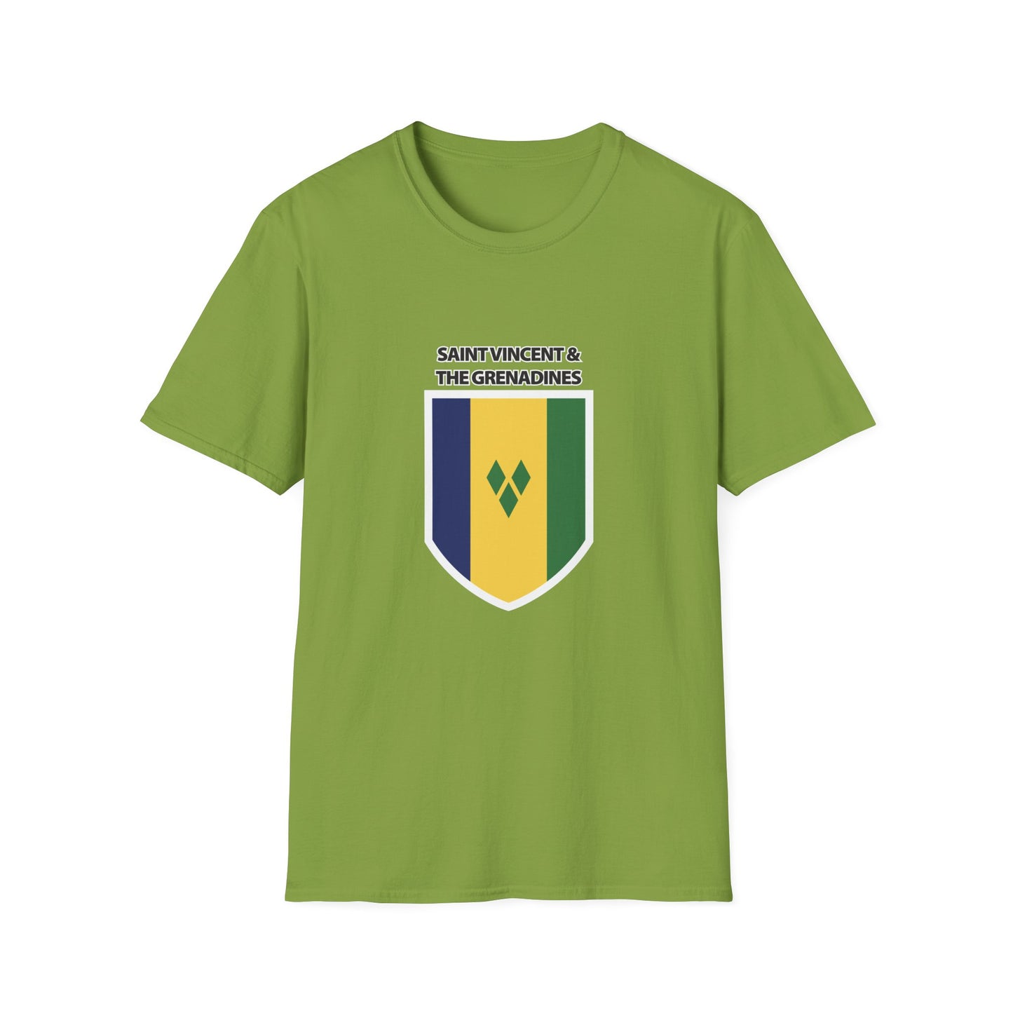 Saint Vincent and the Grenadines Flag Unisex Softstyle T-Shirt