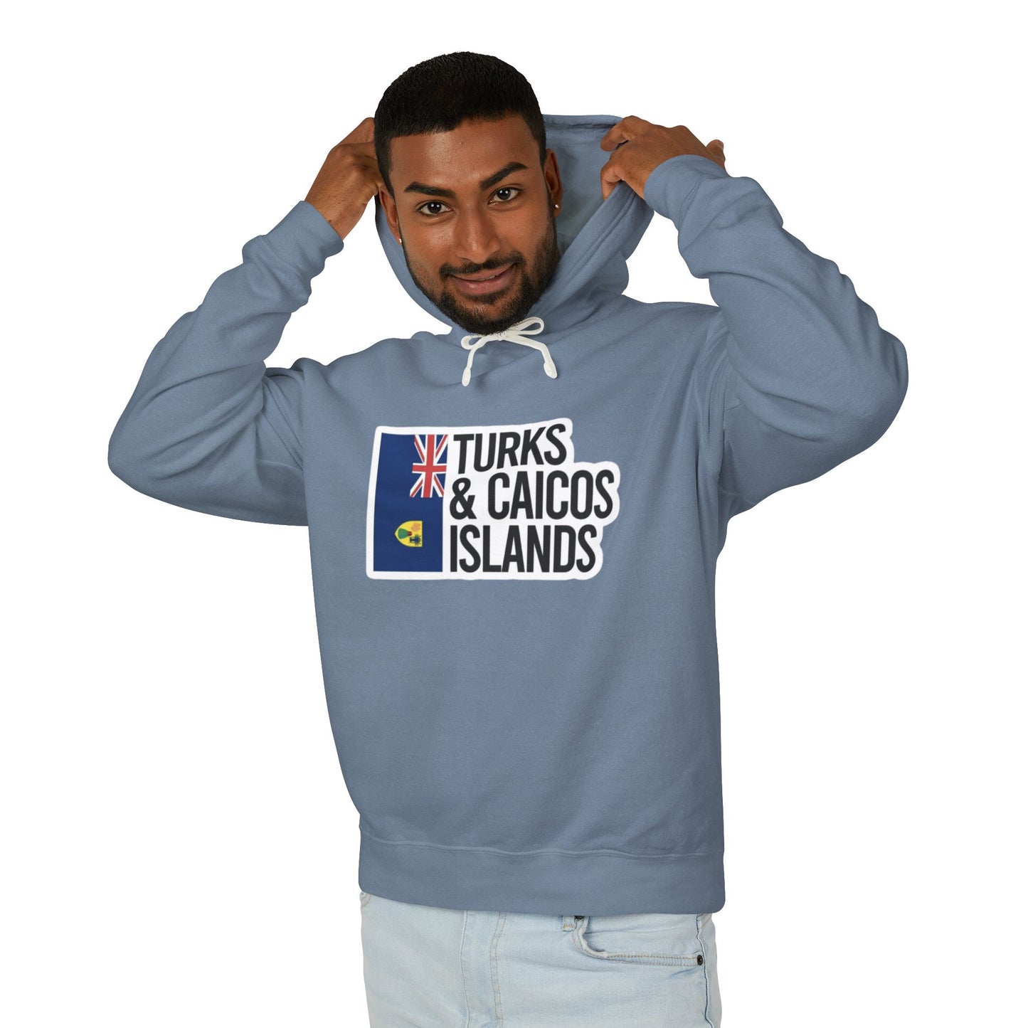 Turks and Caicos Islands Flag Hooded Sweatshirt