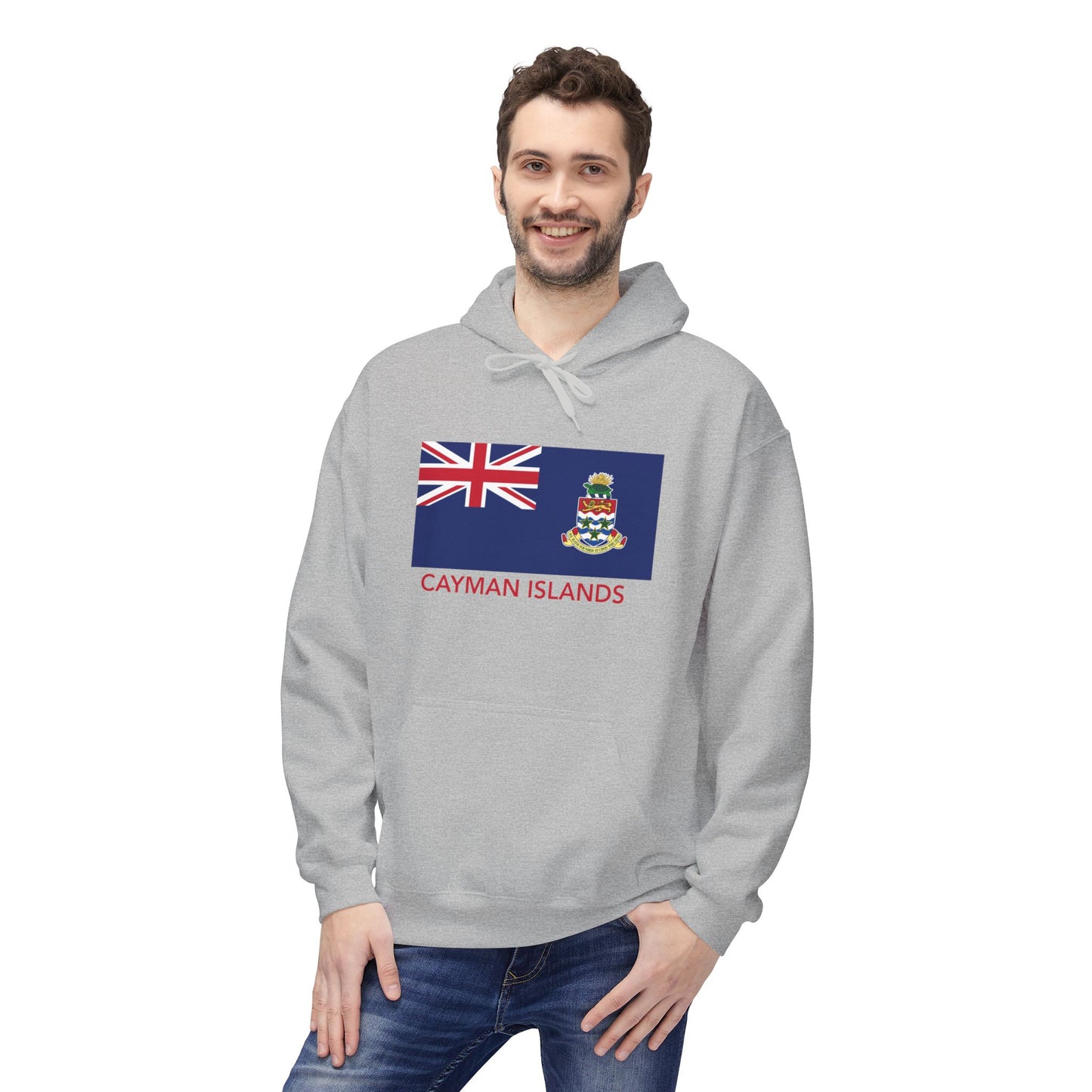 Cayman Island Flag Softstyle Fleece Hoodie
